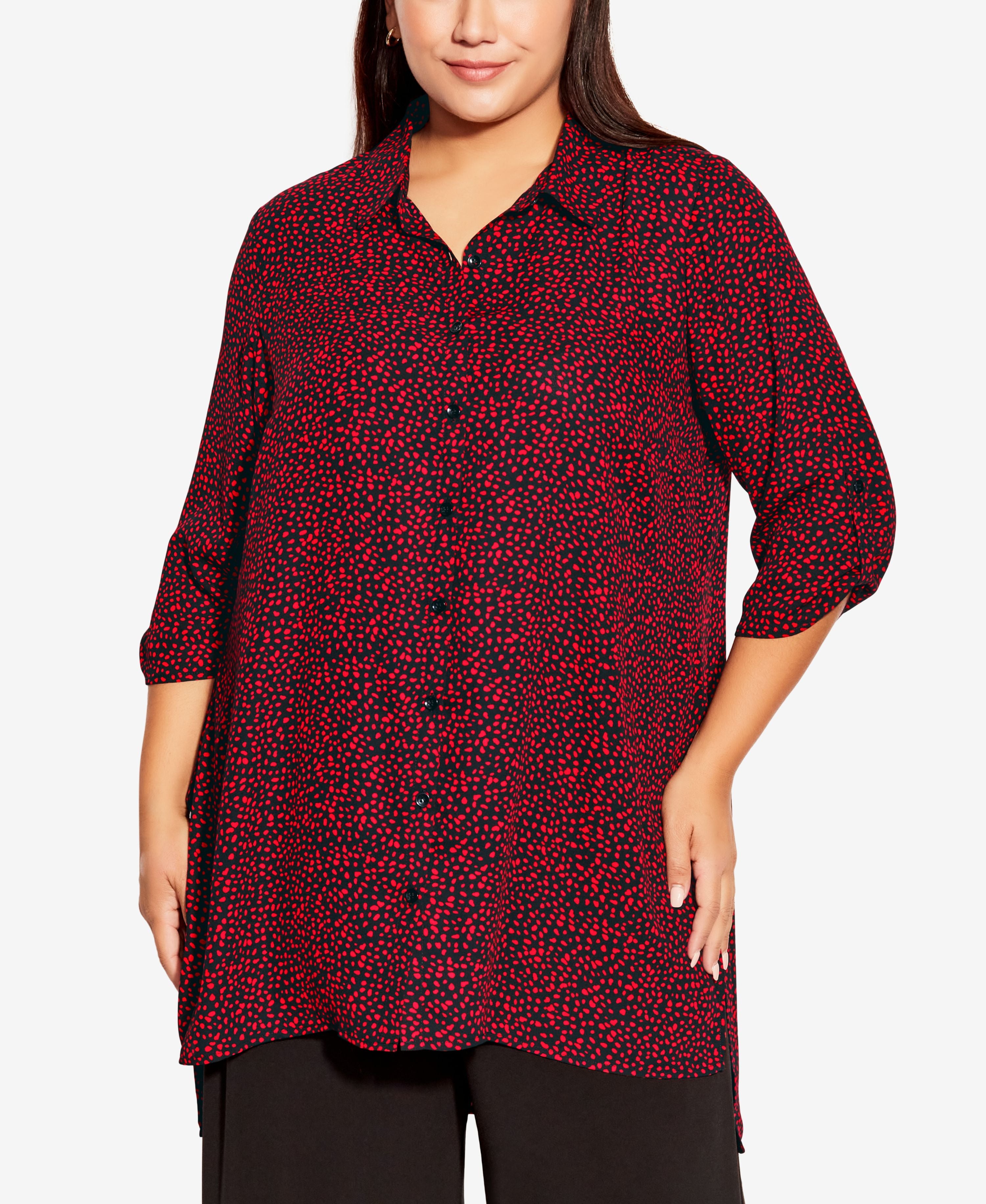 Plus Size Longline Signature Blouse