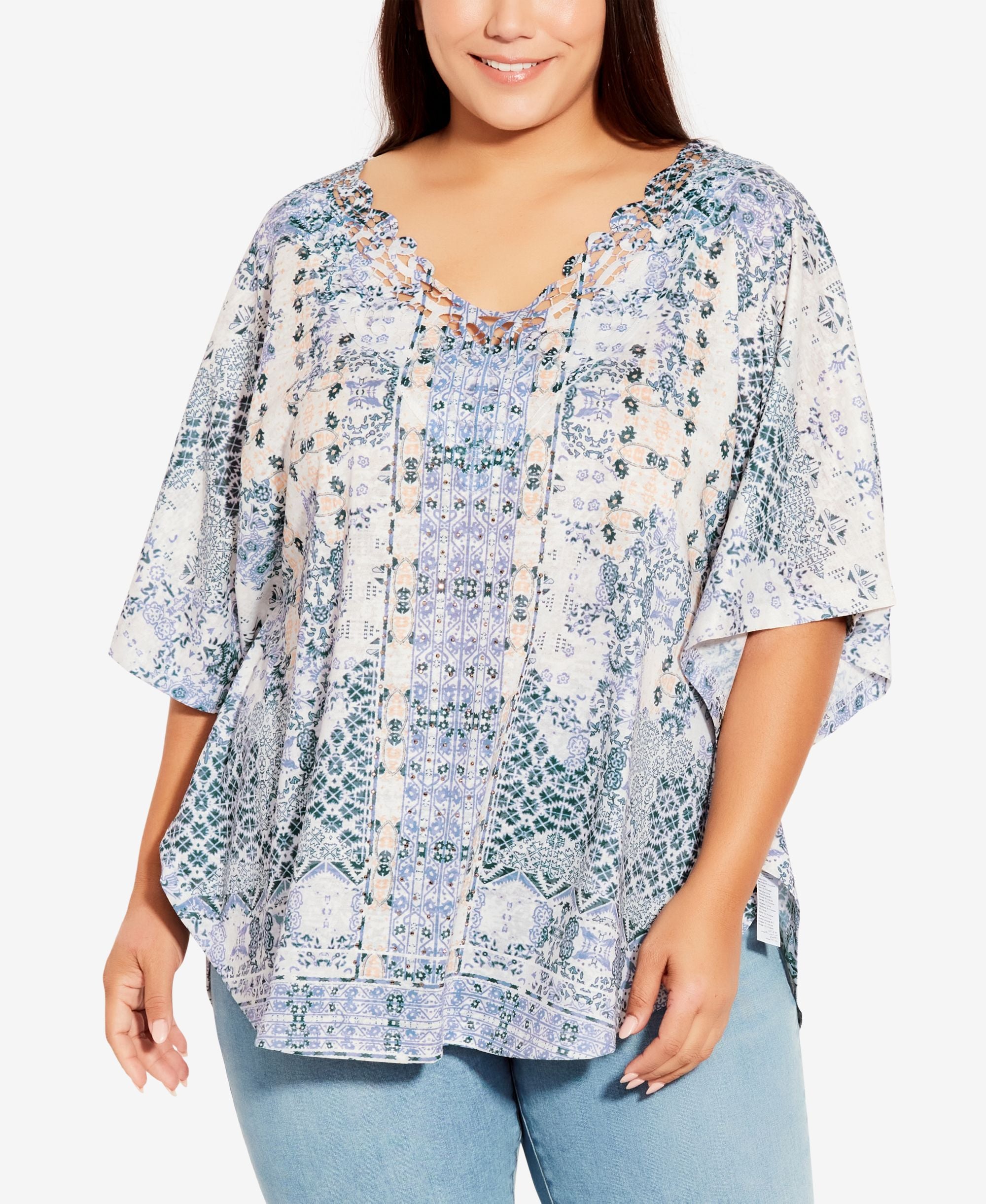 Plus Size Eloise Burnout Premium Top
