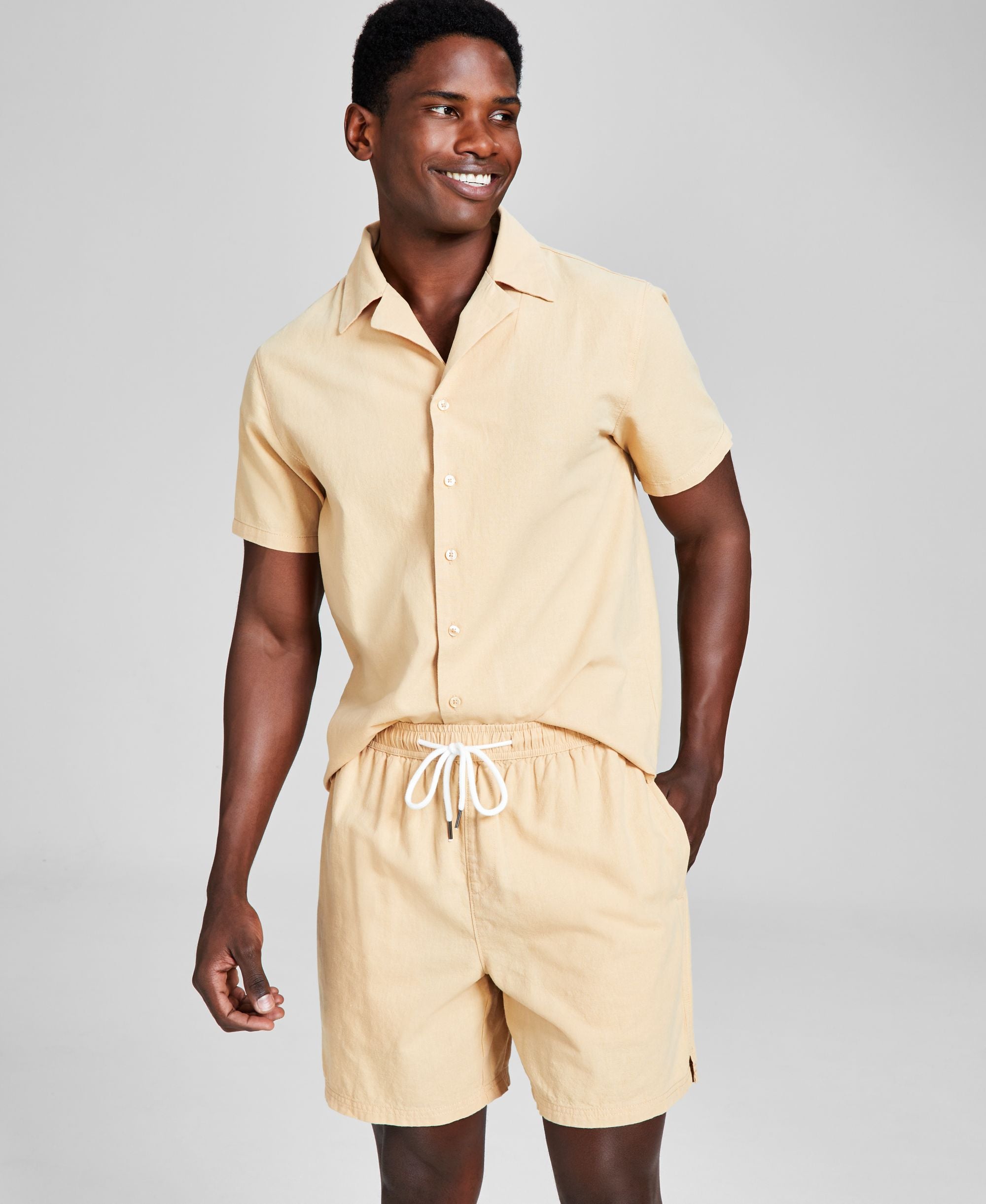 Men's Timeless-Fit Drawstring Premium Shorts