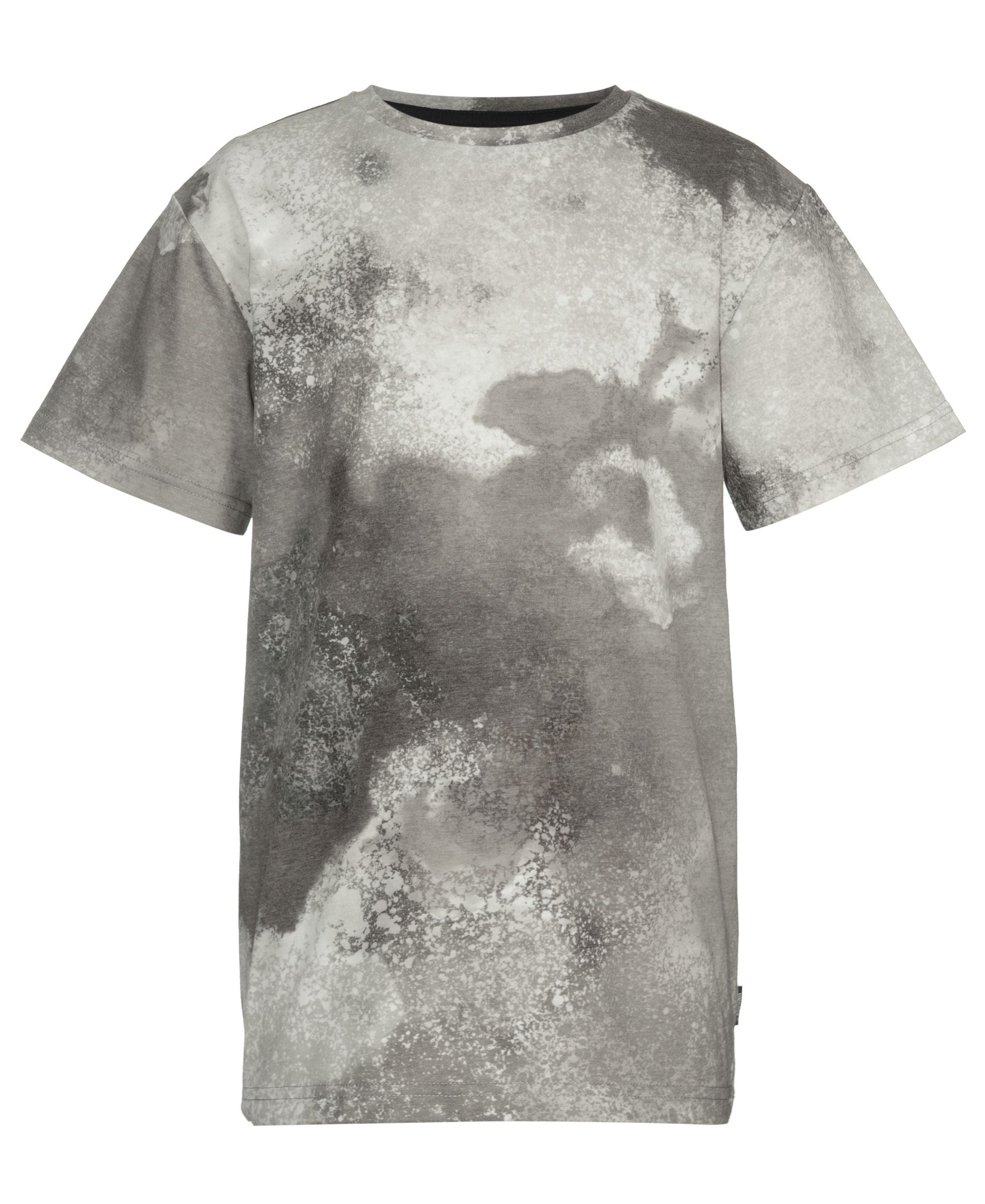 Univibe Big Boys Willem Cloud Print Short Sleeves Knit Crew T-Modern Shirt