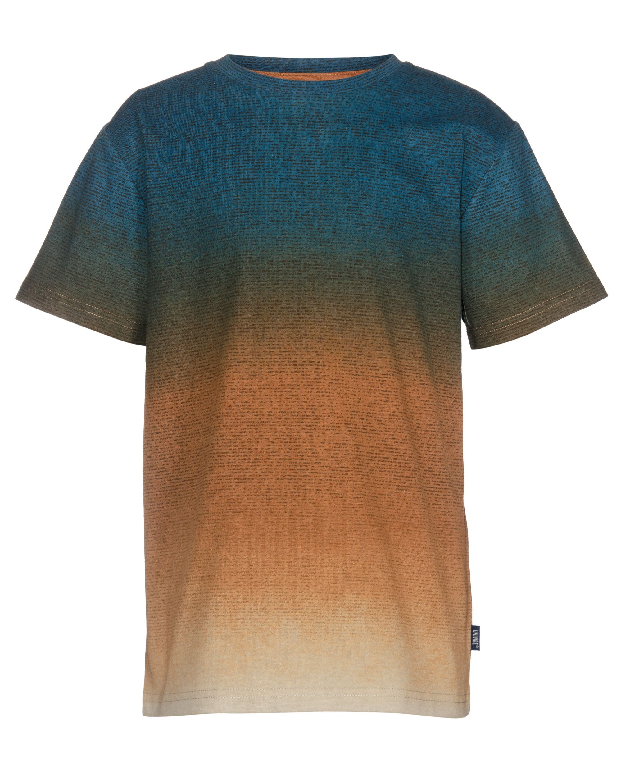 Univibe Big Boys Jorge Color Fade Print Short-Sleeve Knit Crew T-Modern Shirt