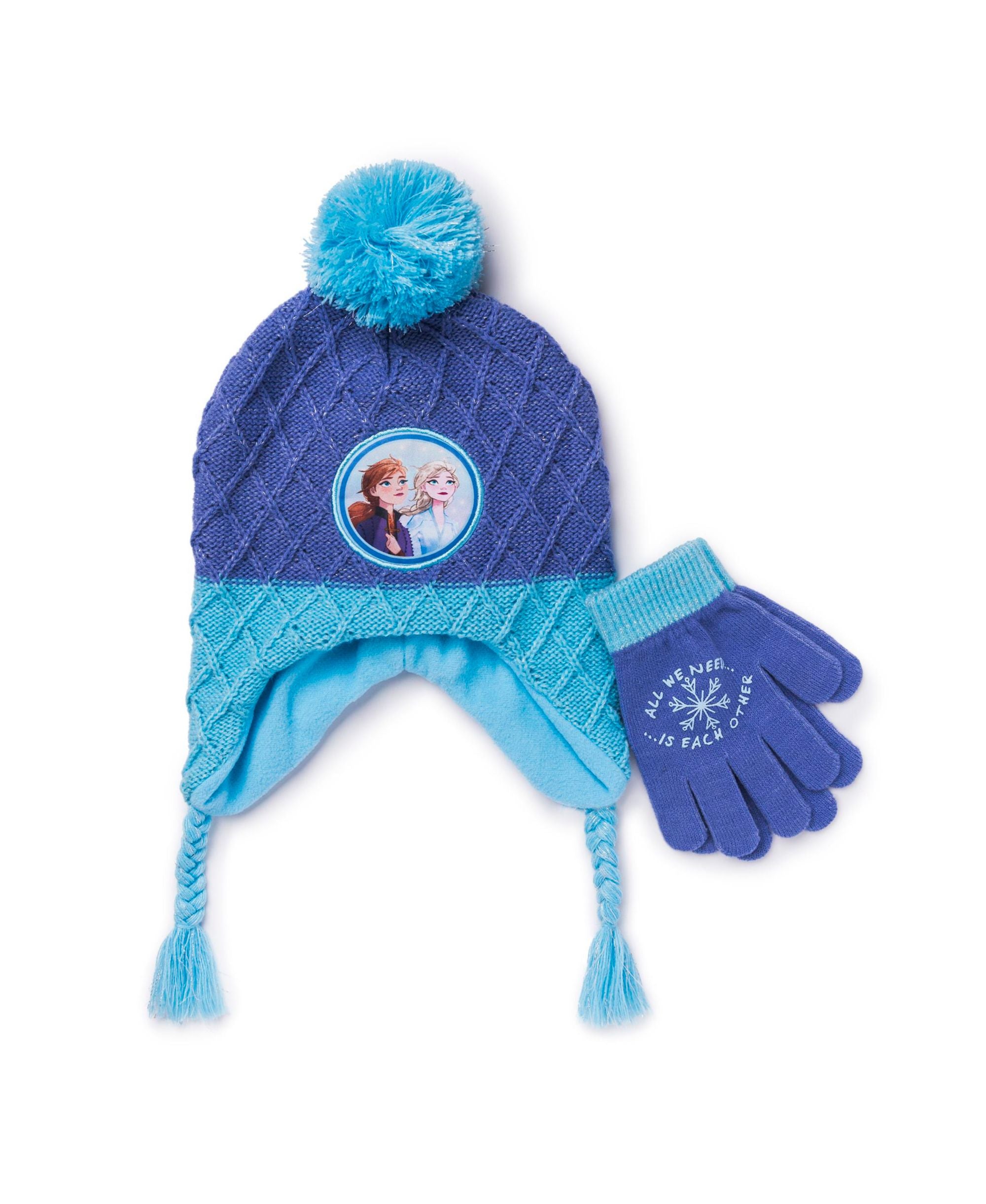 Berkshire Toddler Girls Character License Cold Weather Hat Gloves 2 Piece Set