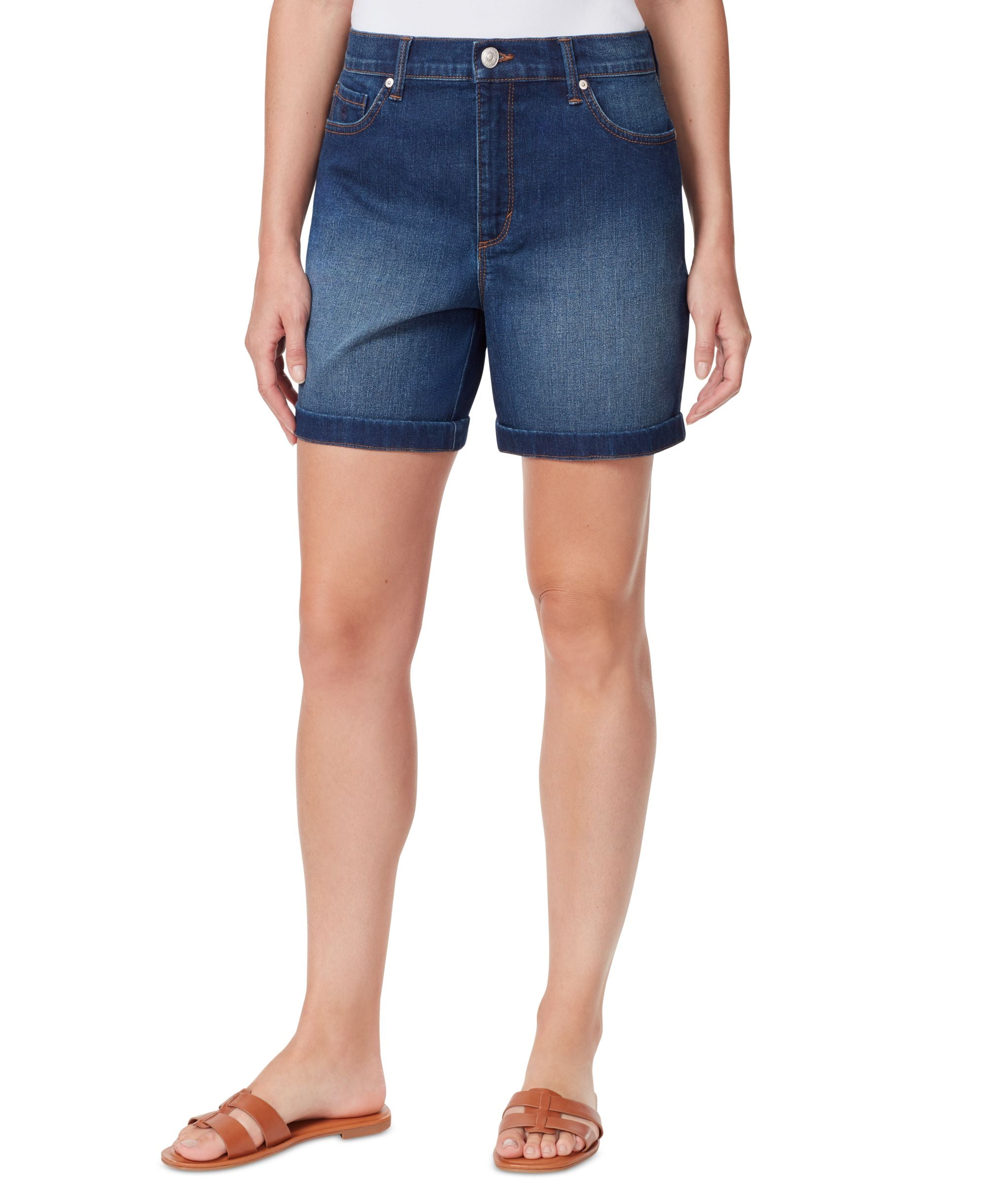 Women's Amanda High-Rise 6" Denim Premium Shorts
