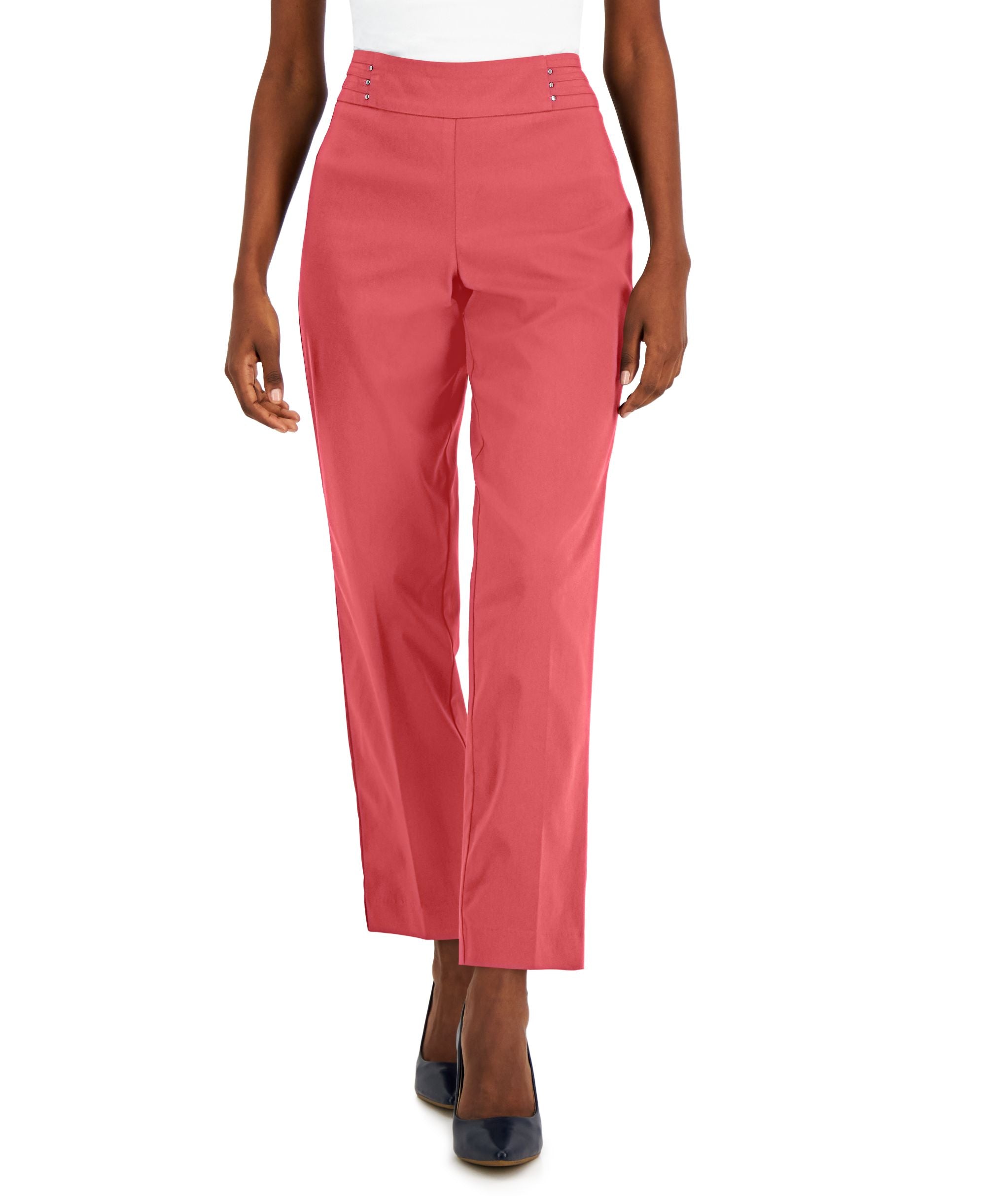 JM Collection Studded Comfort-Waist Signature Pants