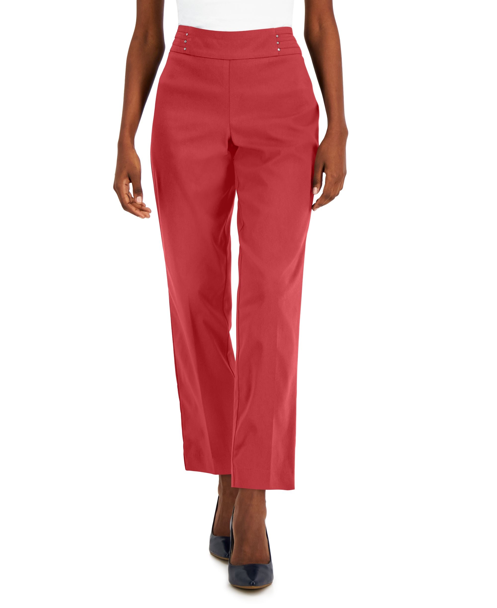 JM Collection Studded Comfort-Waist Signature Pants
