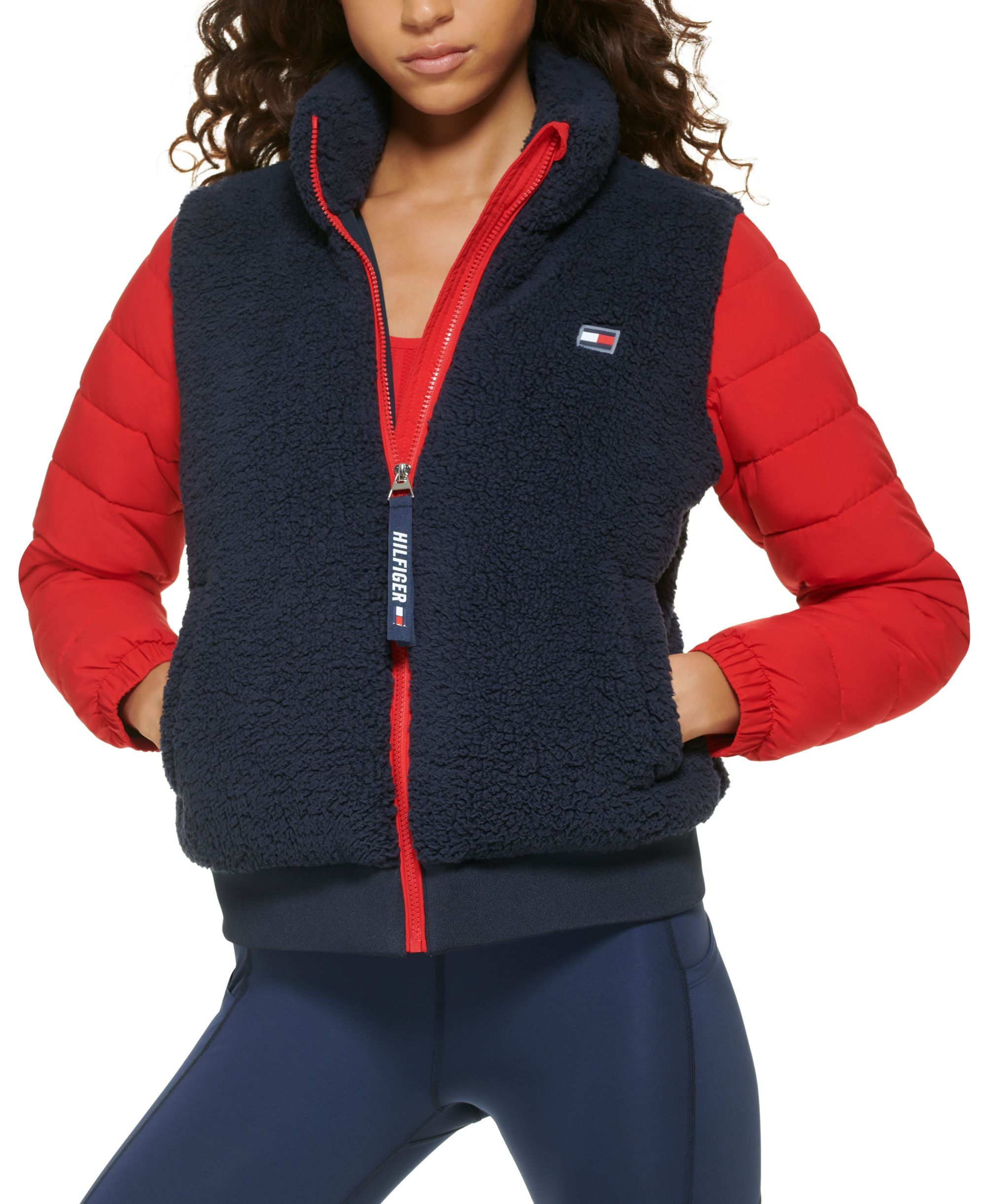 Women's Performance Full-Zip Cropped Jacket Vest