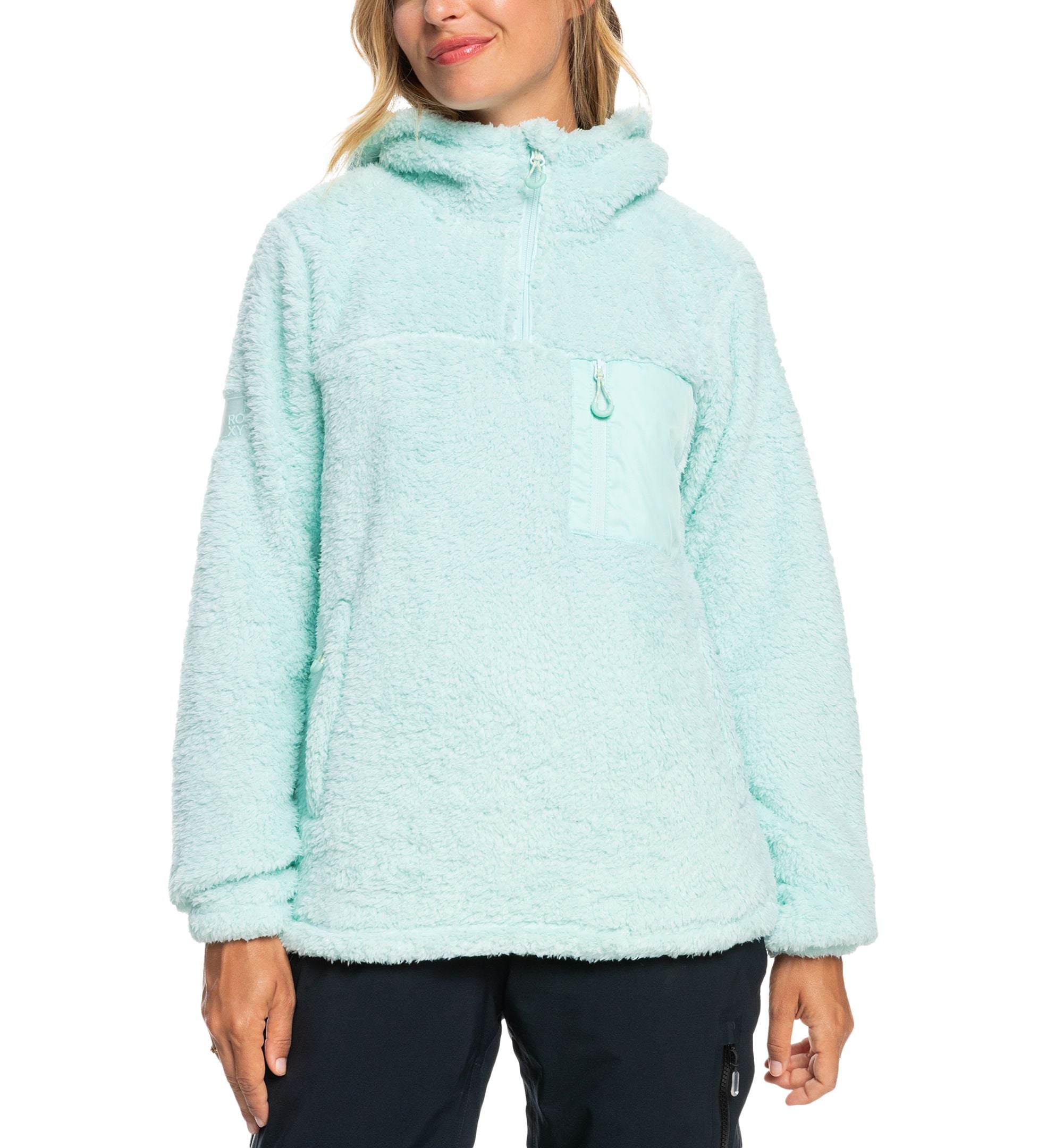 Juniors' Alabama Half-Zip Adjustable-Hem Fleece Hoodie