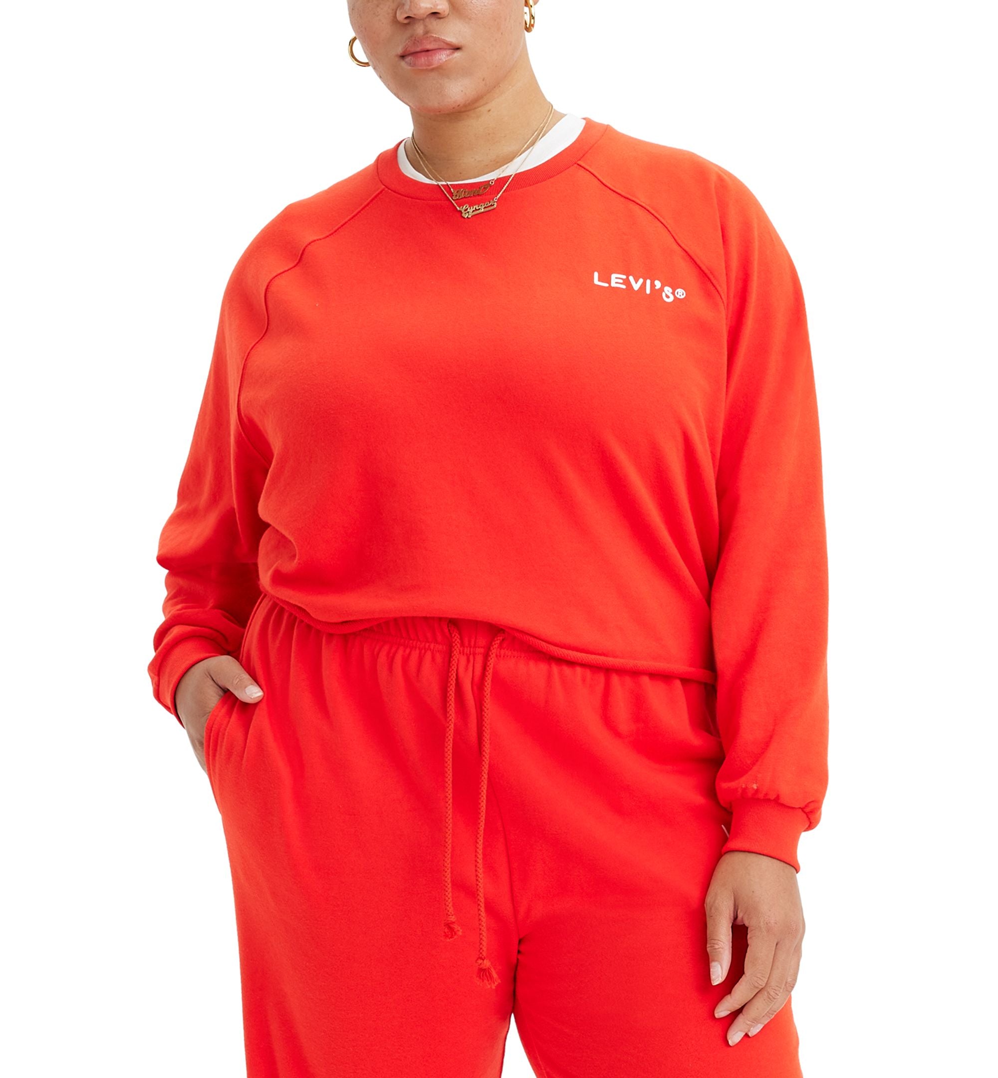 Modern Plus Size Laundry Graphic Sweatshirt
