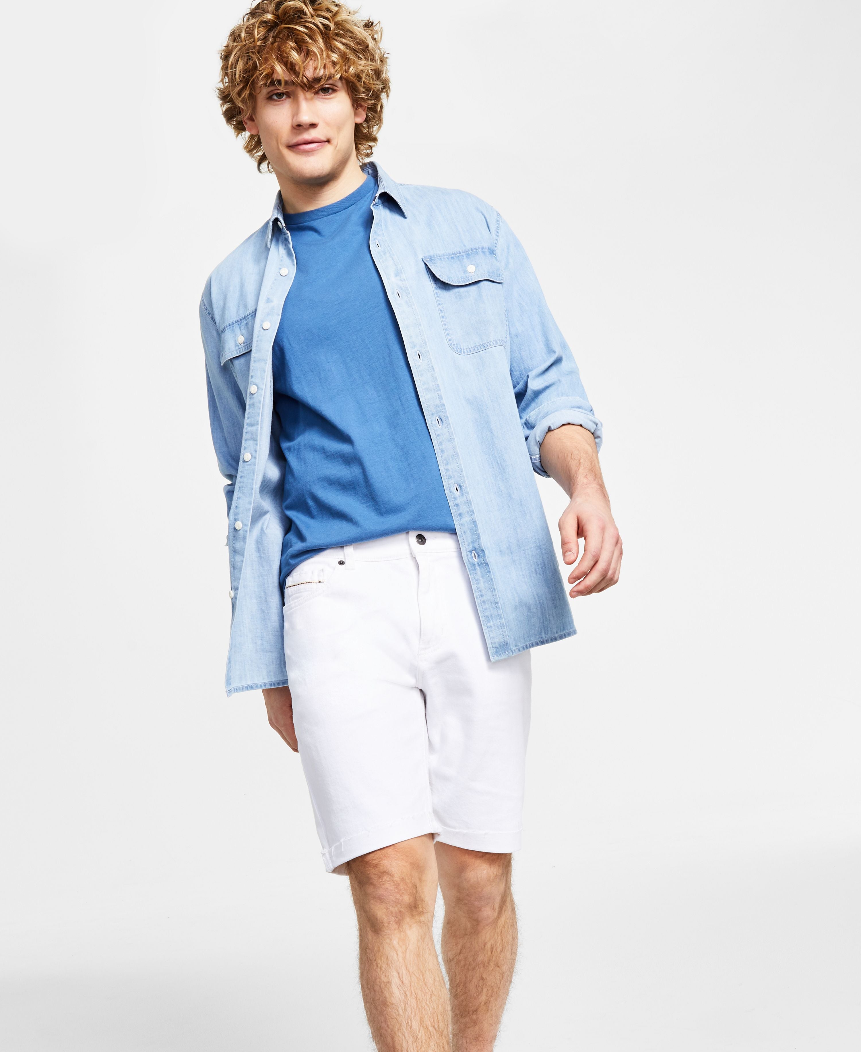 Men's Alexis Vintage Wash Denim 10" Premium Shorts