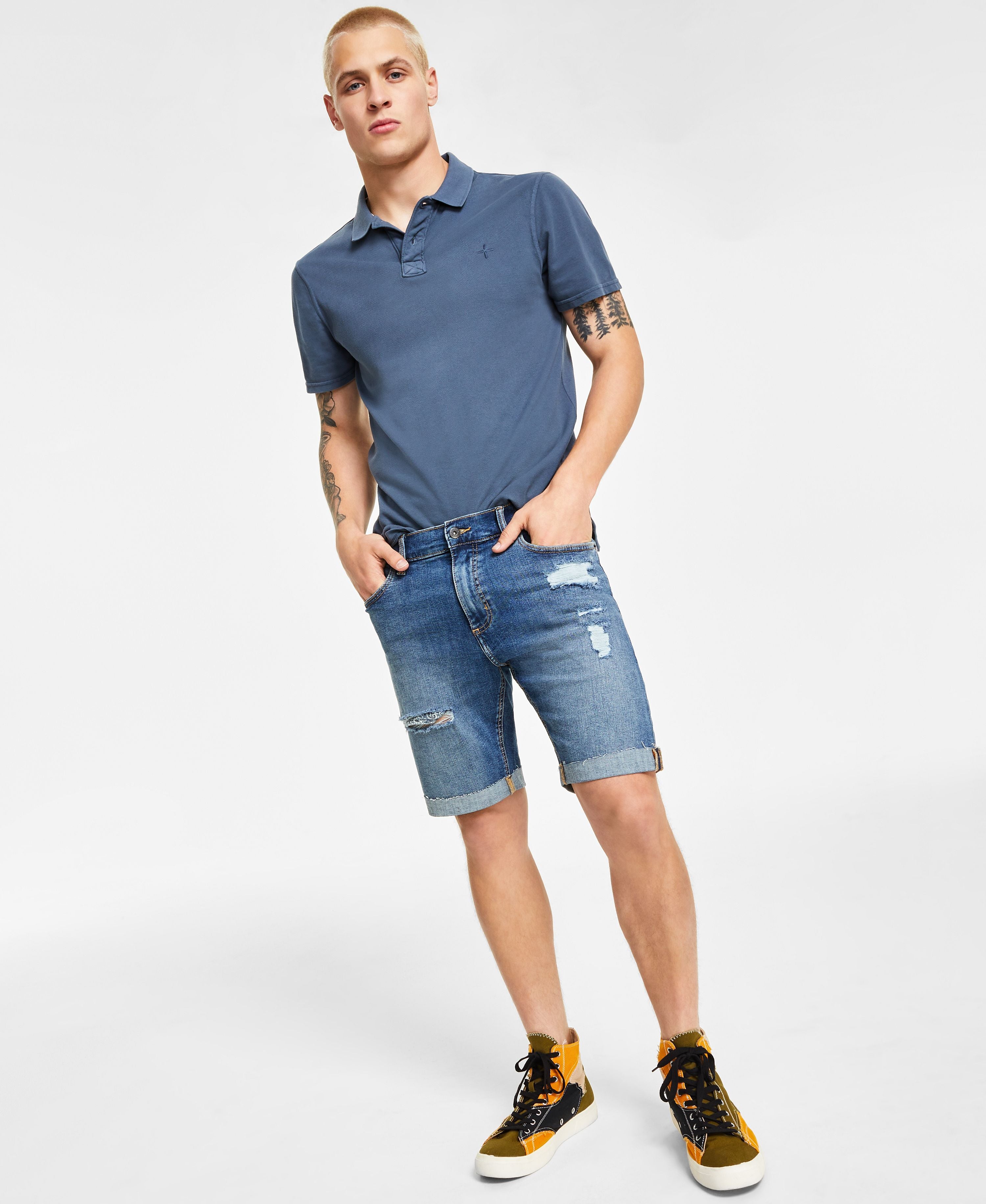 Men's Mayer Regular-Fit 10" Denim Premium Shorts