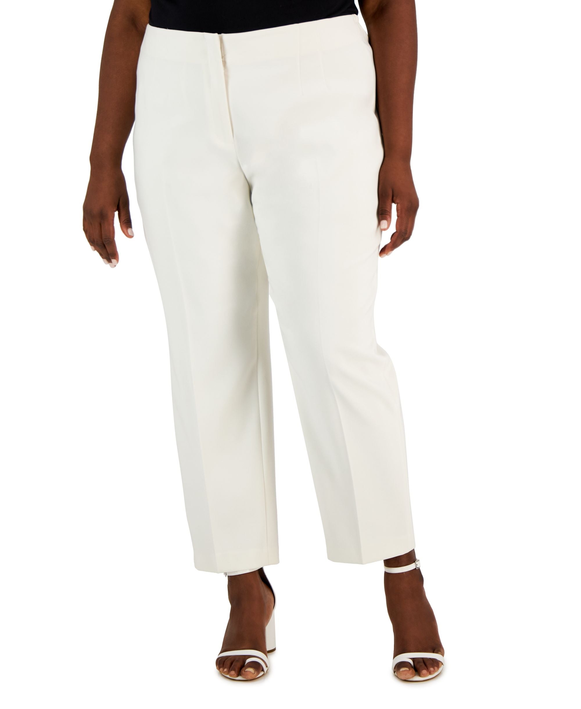 Plus Size Contour Fit Ankle Signature Pants