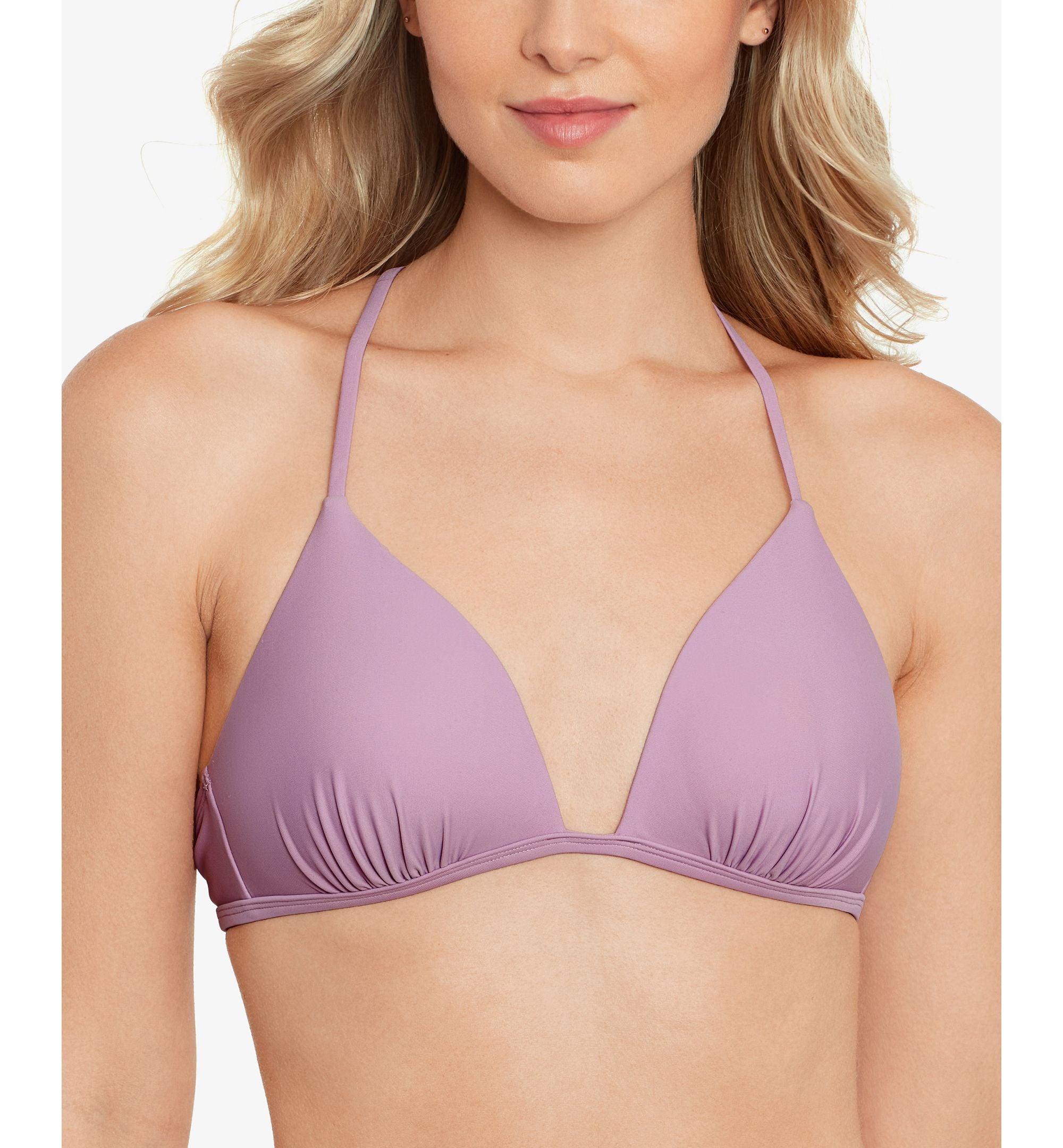 Juniors' Molded Push-Up Triangle Bikini Premium Top