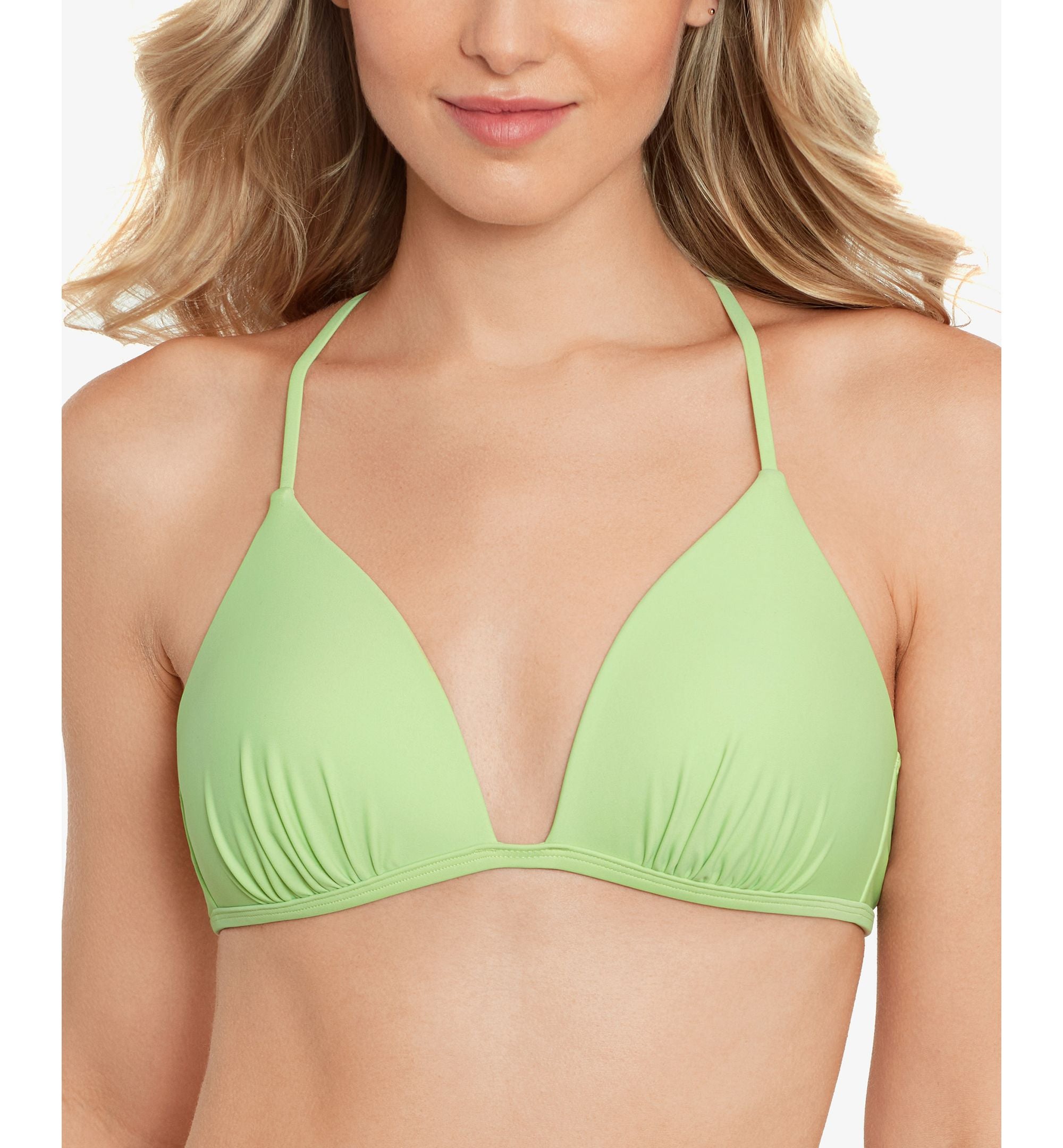 Juniors' Molded Push-Up Triangle Bikini Premium Top