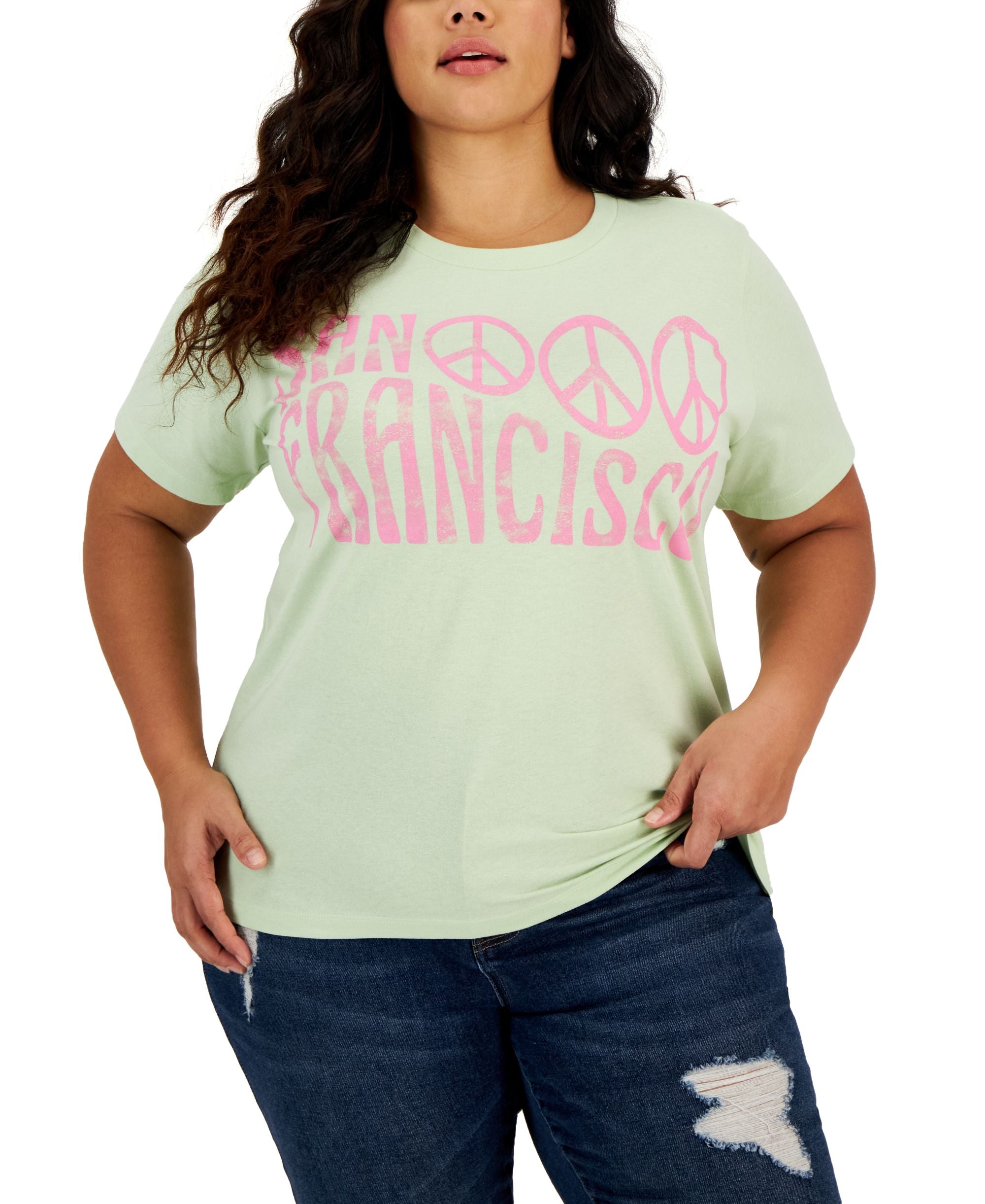 Modern Plus Size Short-Sleeve San Francisco T-Modern Shirt