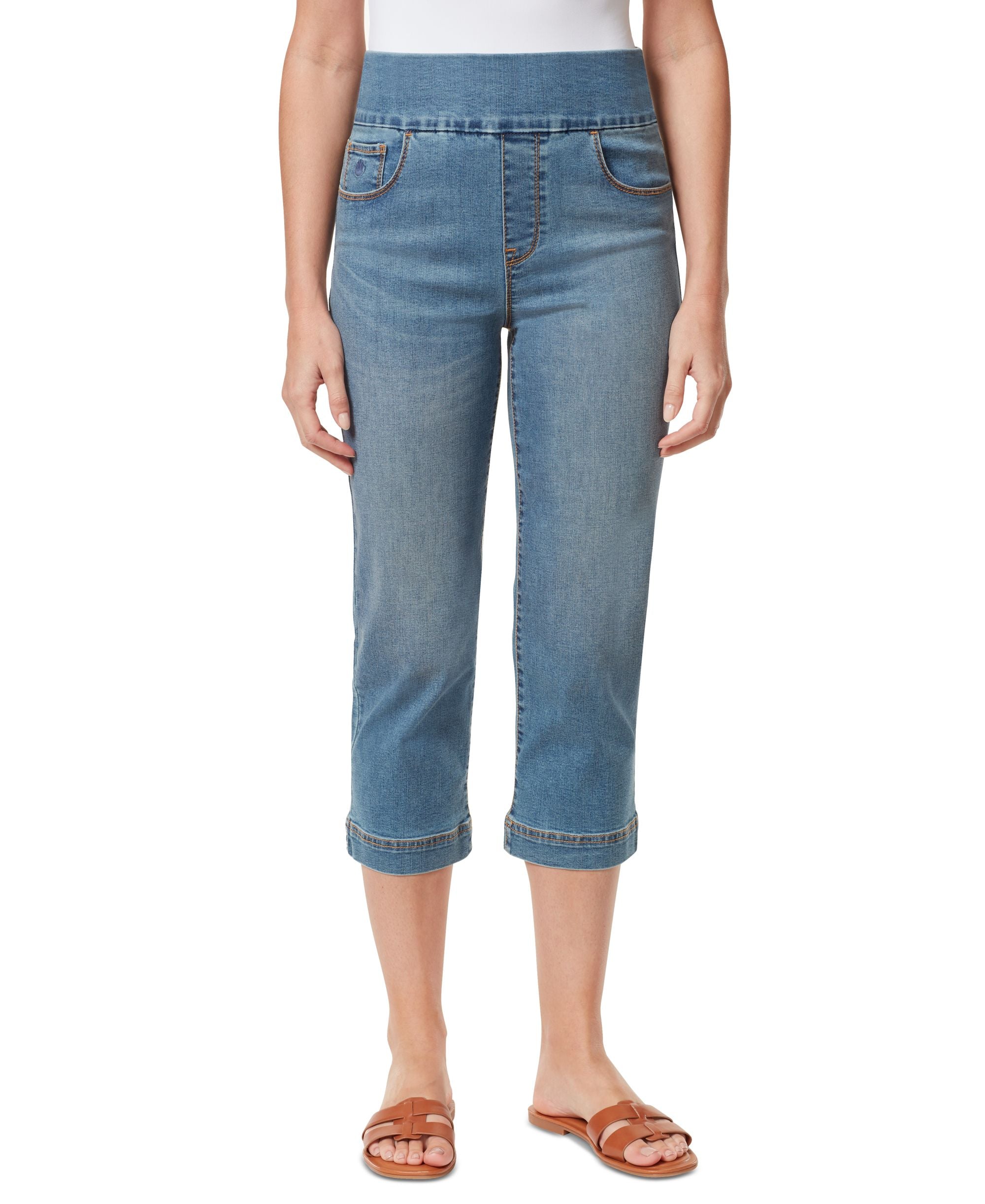 Gloria Vanderbilt Amanda Comfort-Waist Capri-Length Premium Jeans