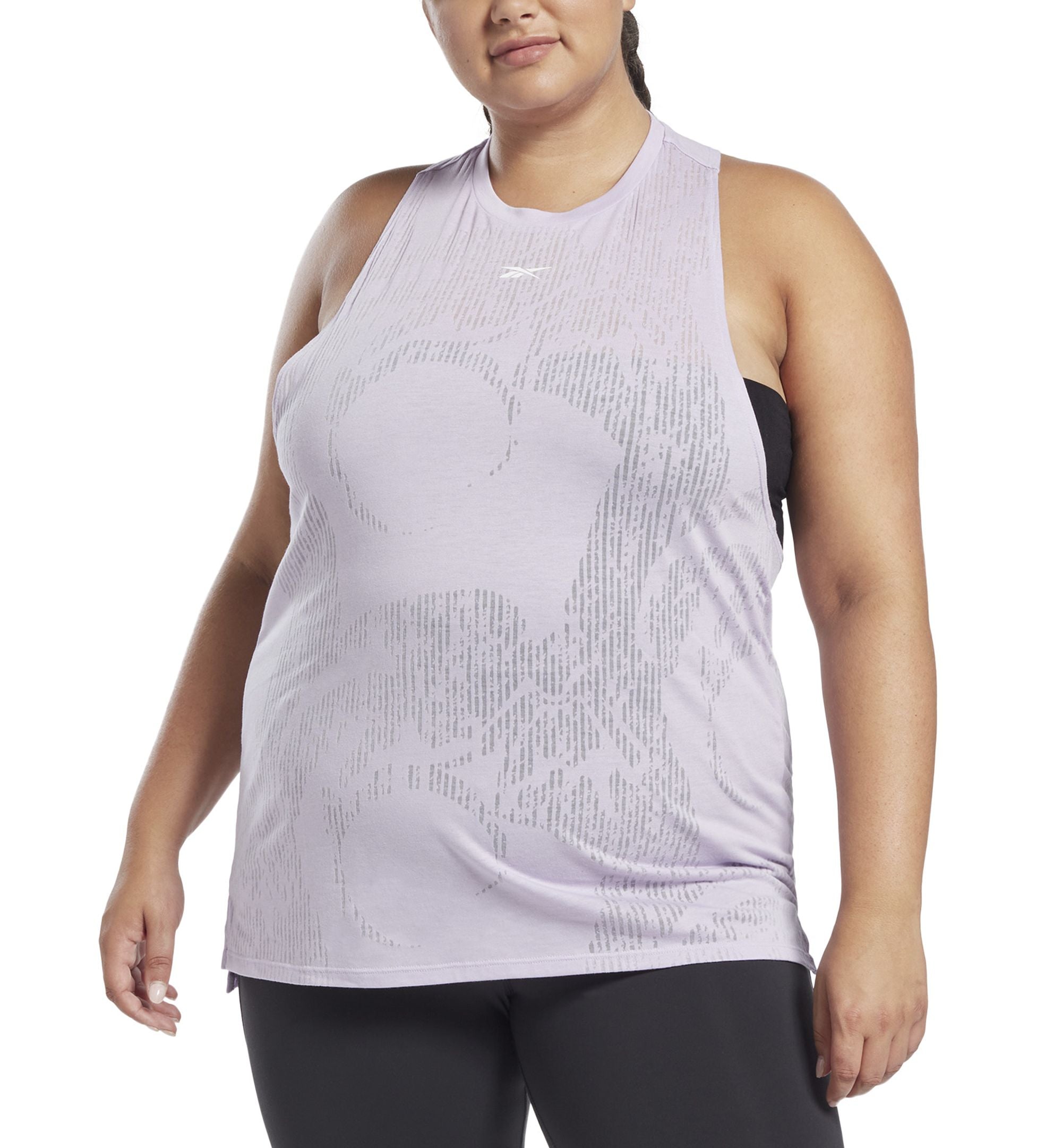 Plus Size Burnout Tank Premium Top