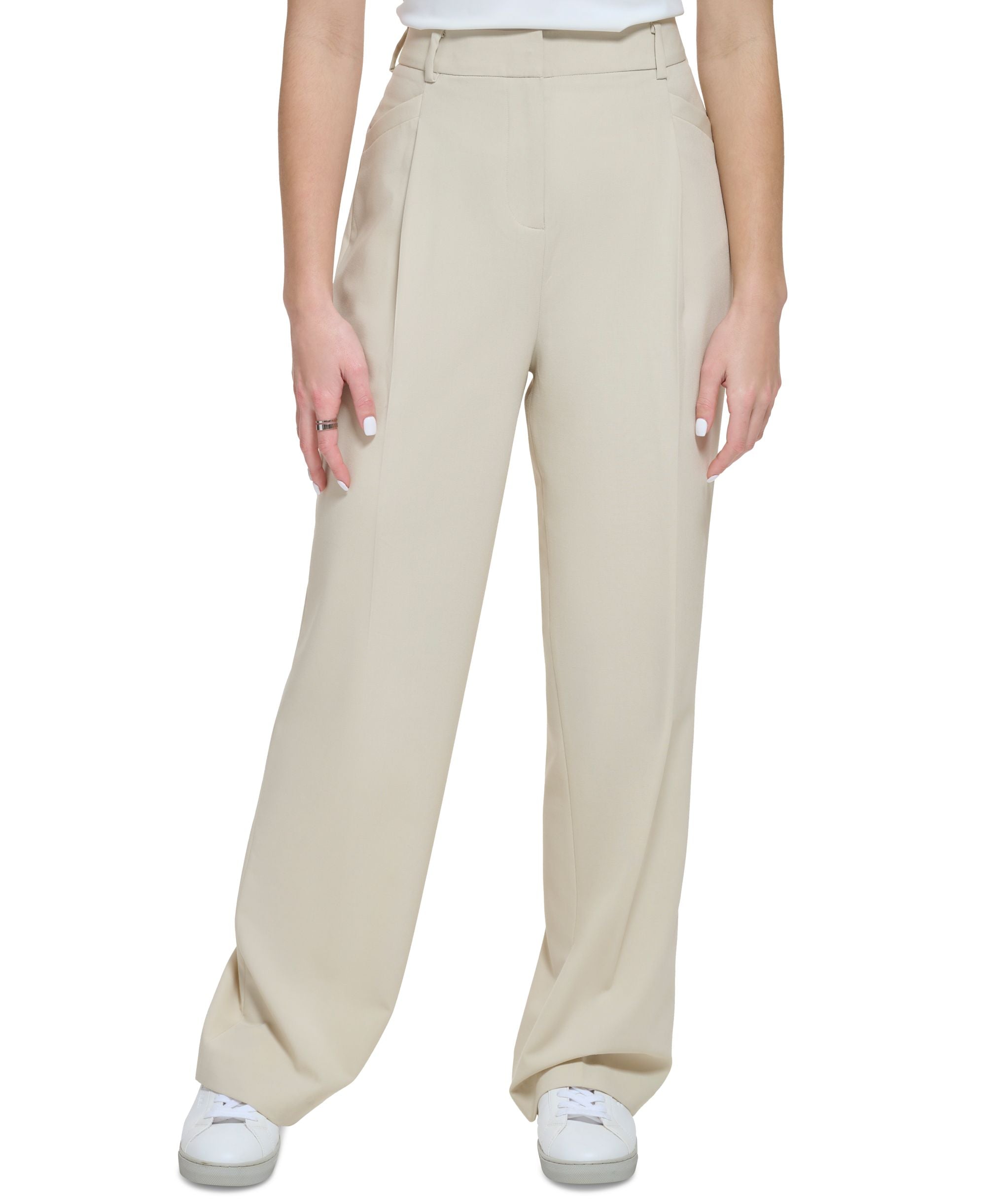 Women's High Waist Wide-Leg Signature Pants
