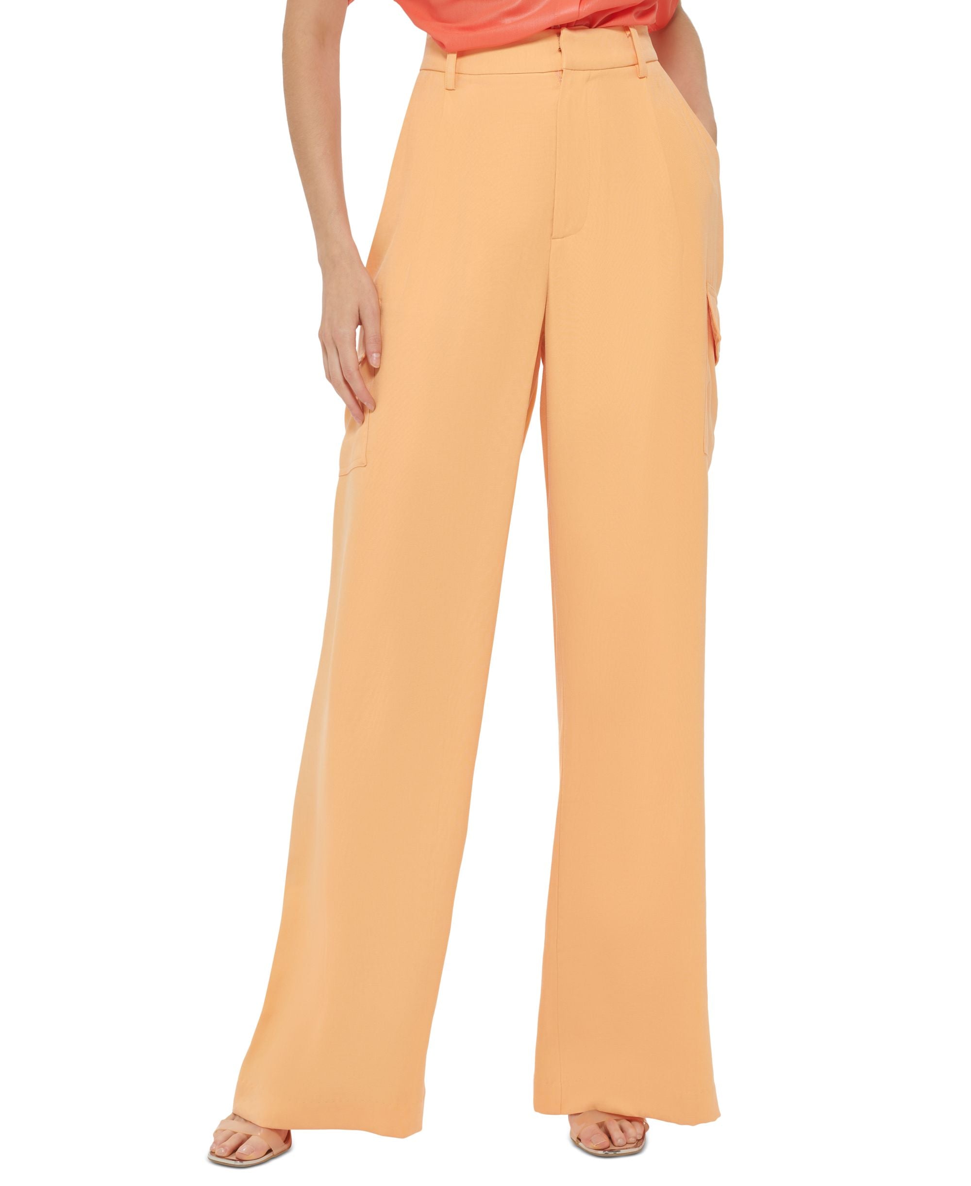Women's High-Rise Wide-Leg Signature Pants