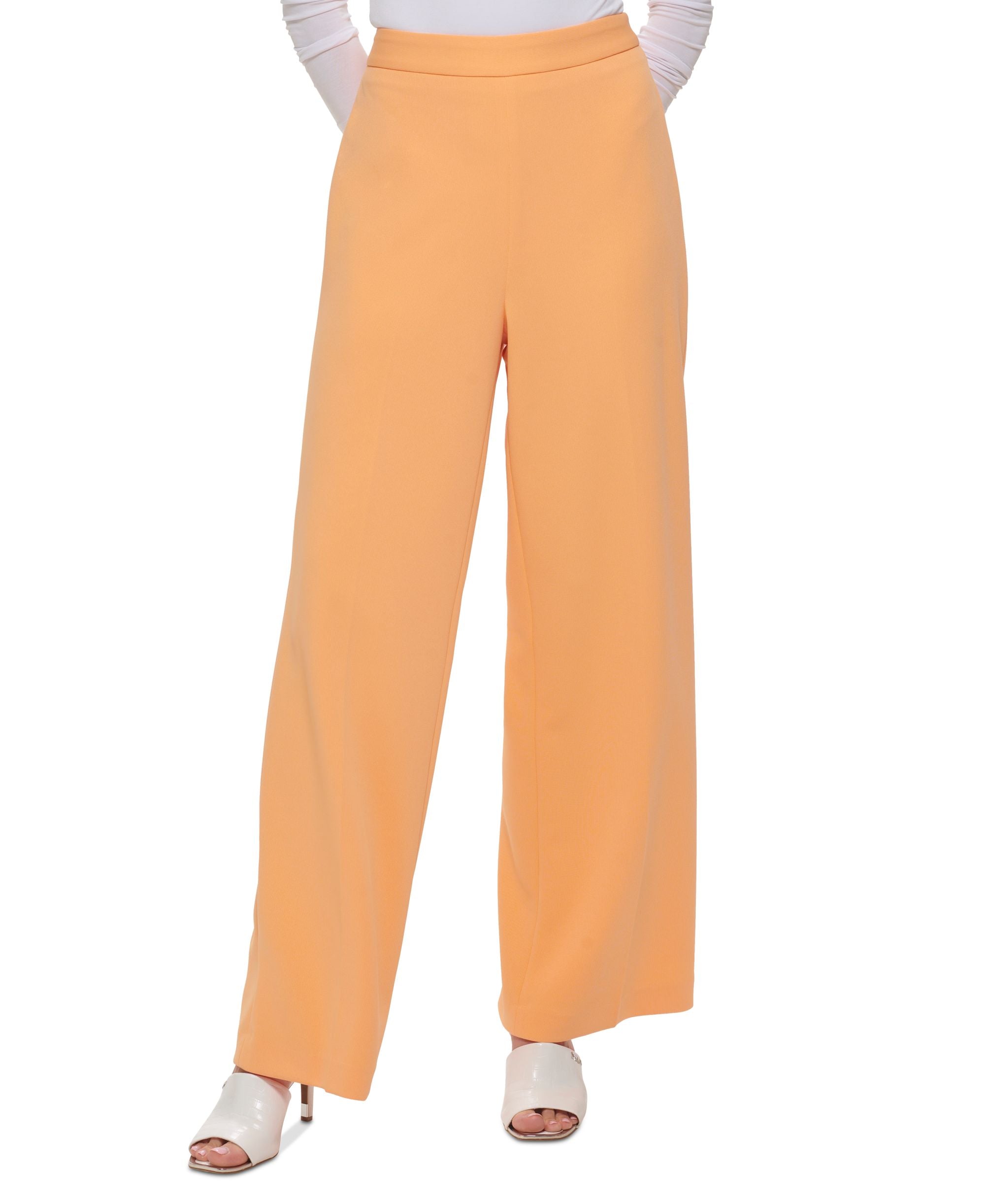 Women's High Rise Wide-Leg Pull-On Signature Pants