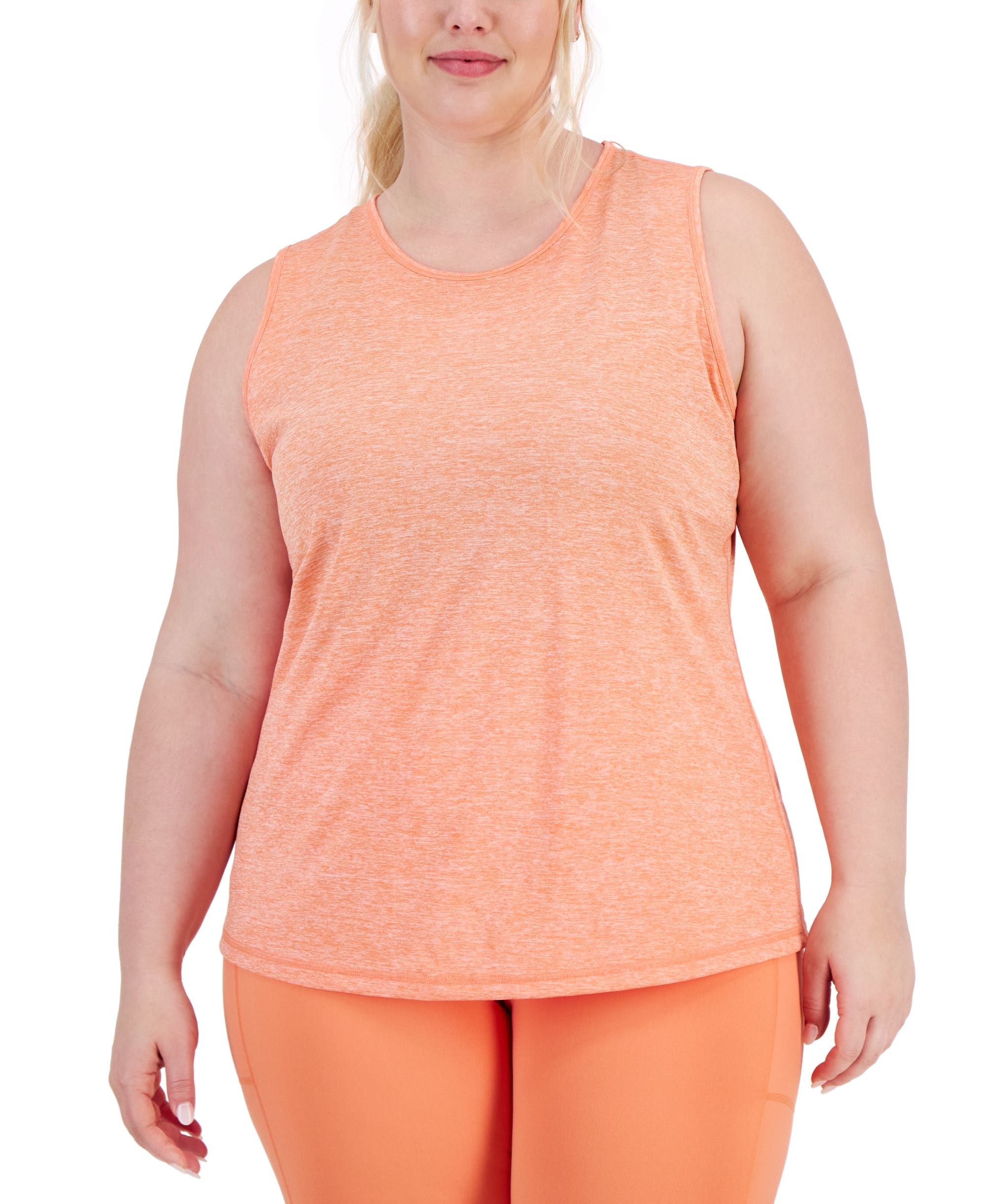 Plus Size Keyhole-Back Tank Premium Top