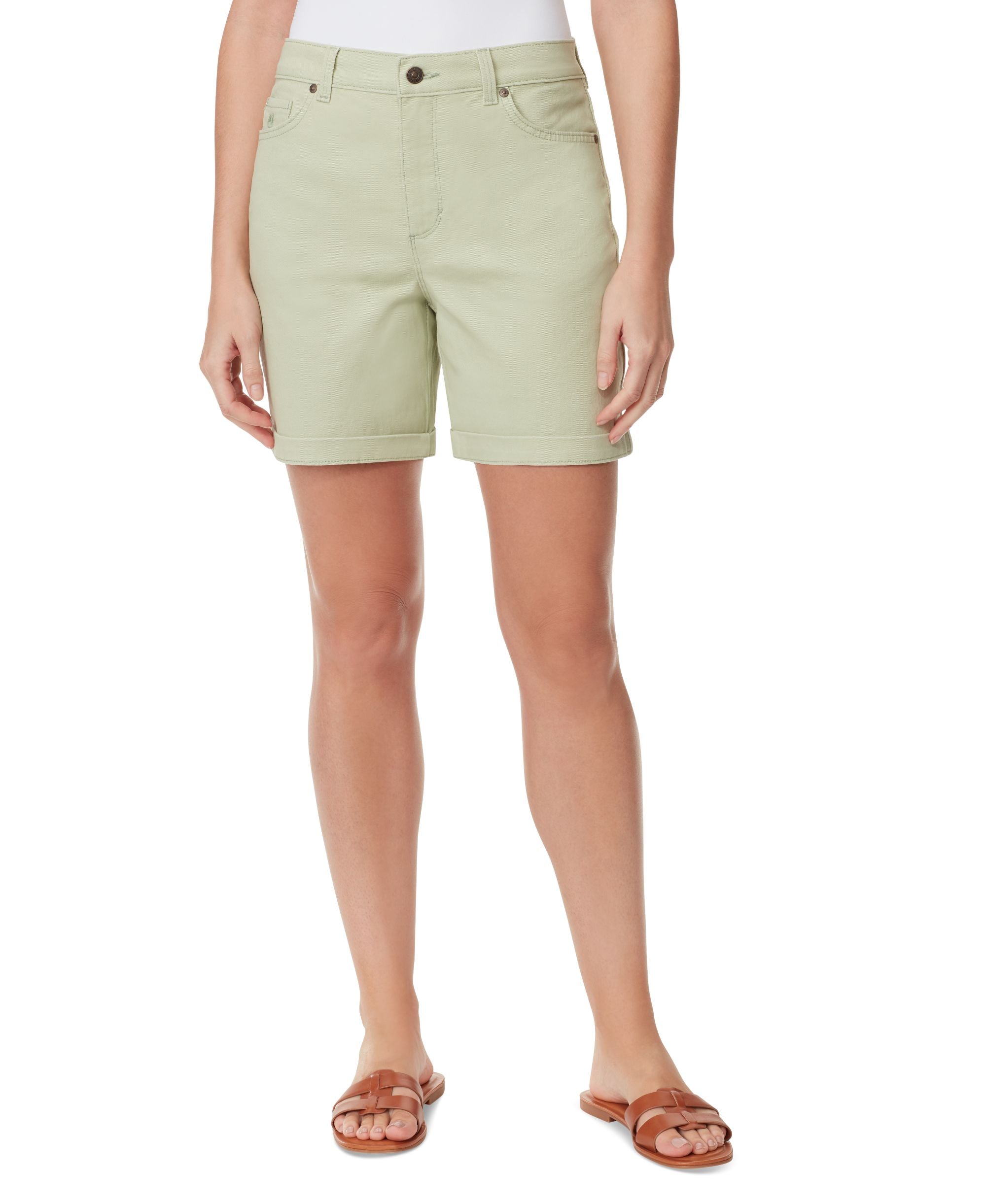 Women's Amanda High-Rise 6" Denim Premium Shorts