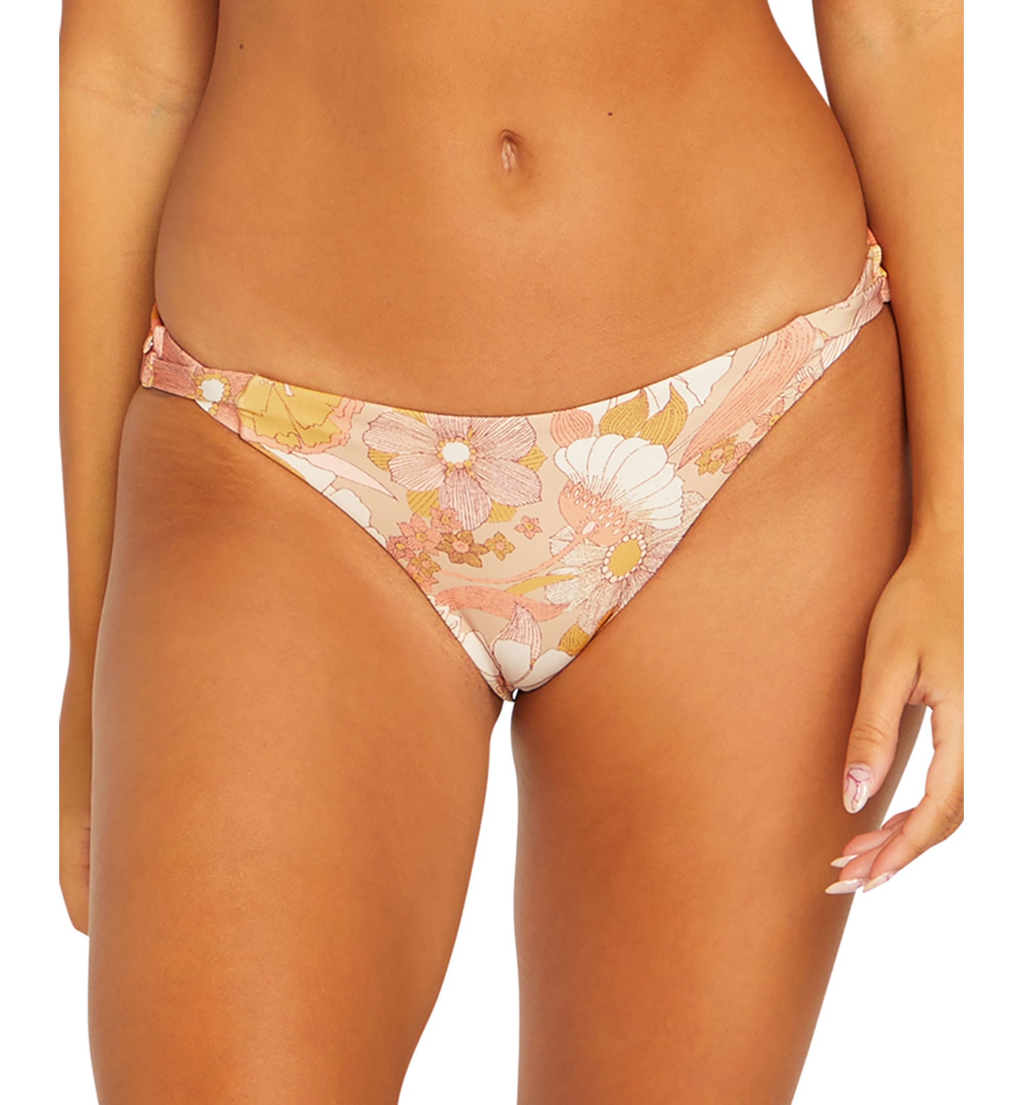 Juniors' Bloom Shaka Hipster Bikini Bottoms
