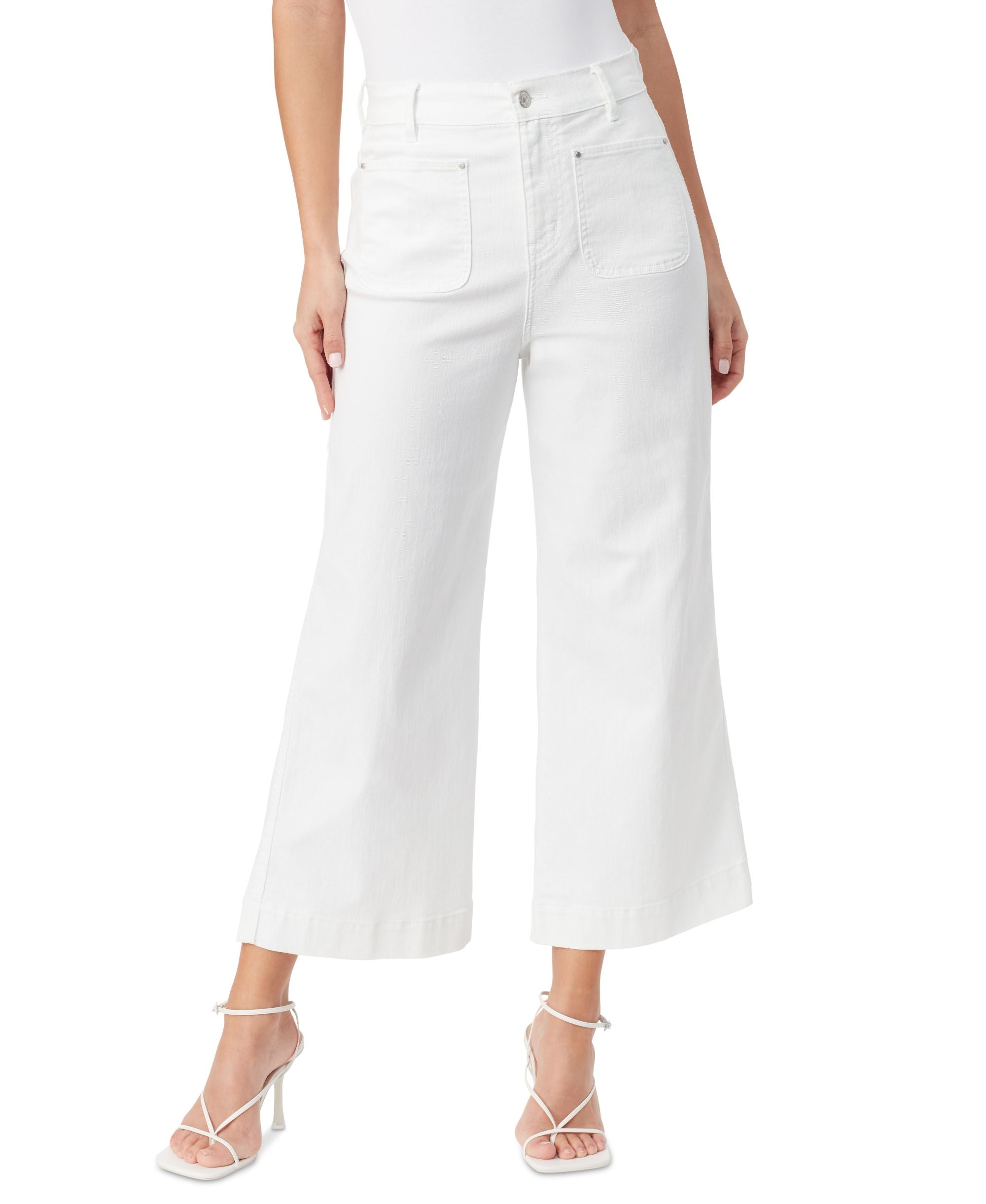 Women's Gloria Vanderbilt x Christian Siriano Patch-Pocket Wide-Leg Premium Jeans