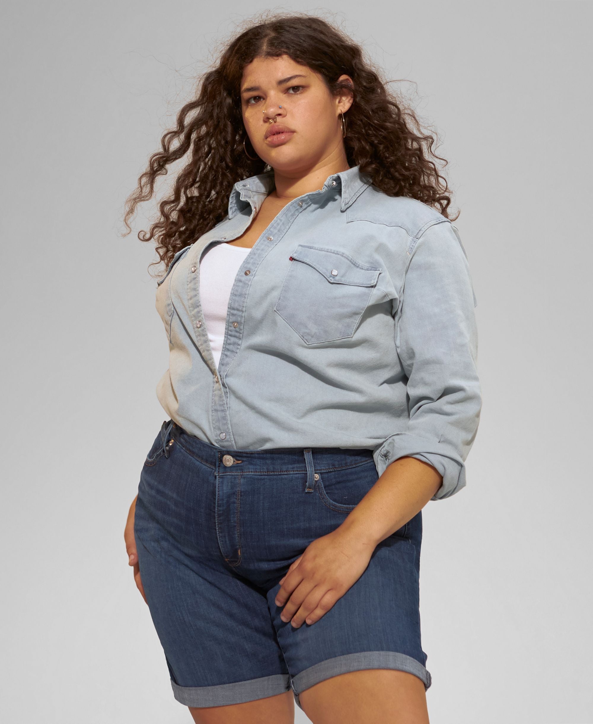 Modern Plus Size Ultimate Western Modern Shirt