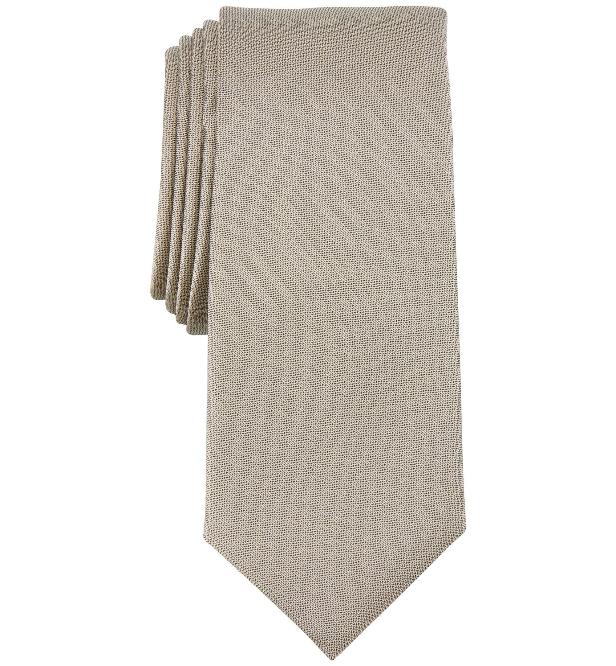 Men's Solid Texture Slim-Cut Tie