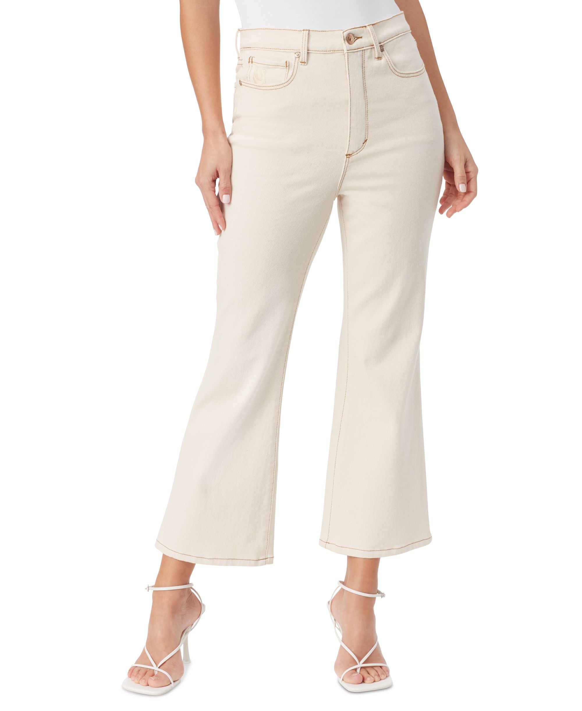 Women's Gloria Vanderbilt x Christian Siriano Chrissie Cropped Flared Premium Jeans