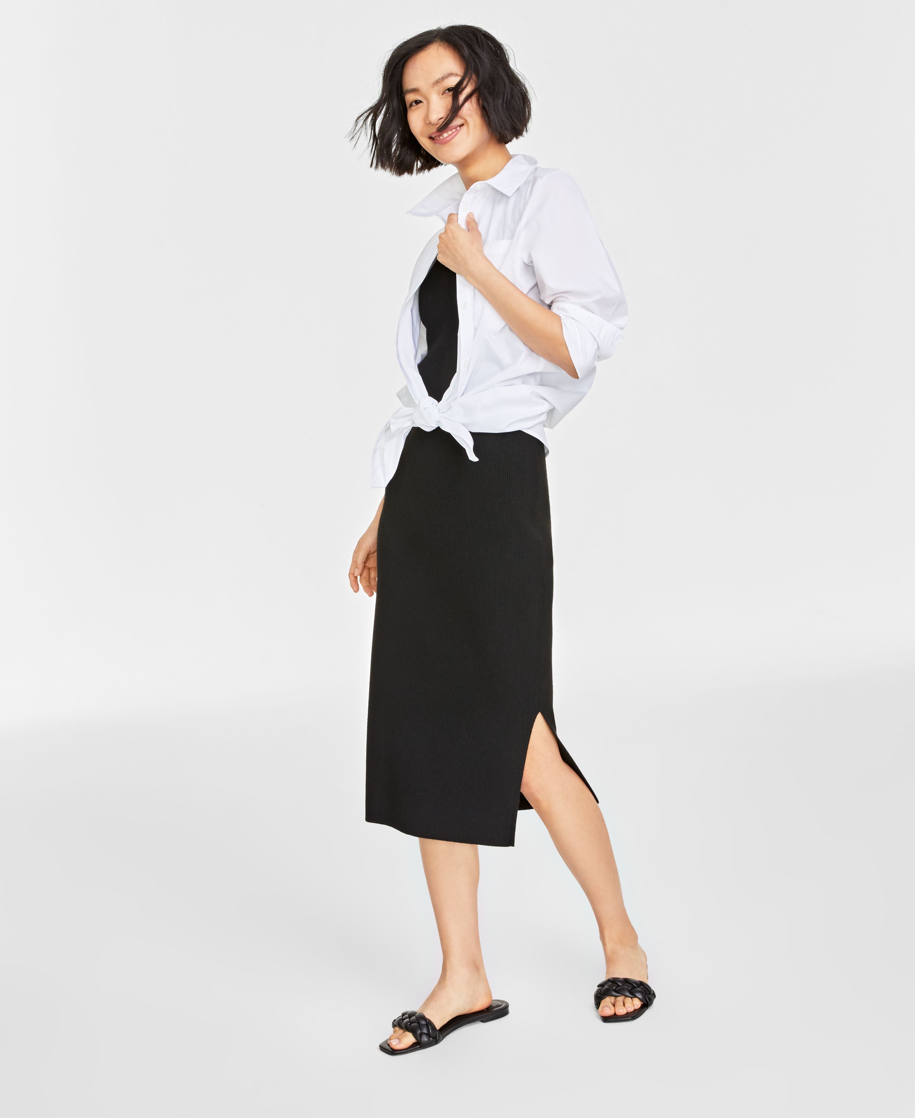 Women's Ribbed Sweater Dress