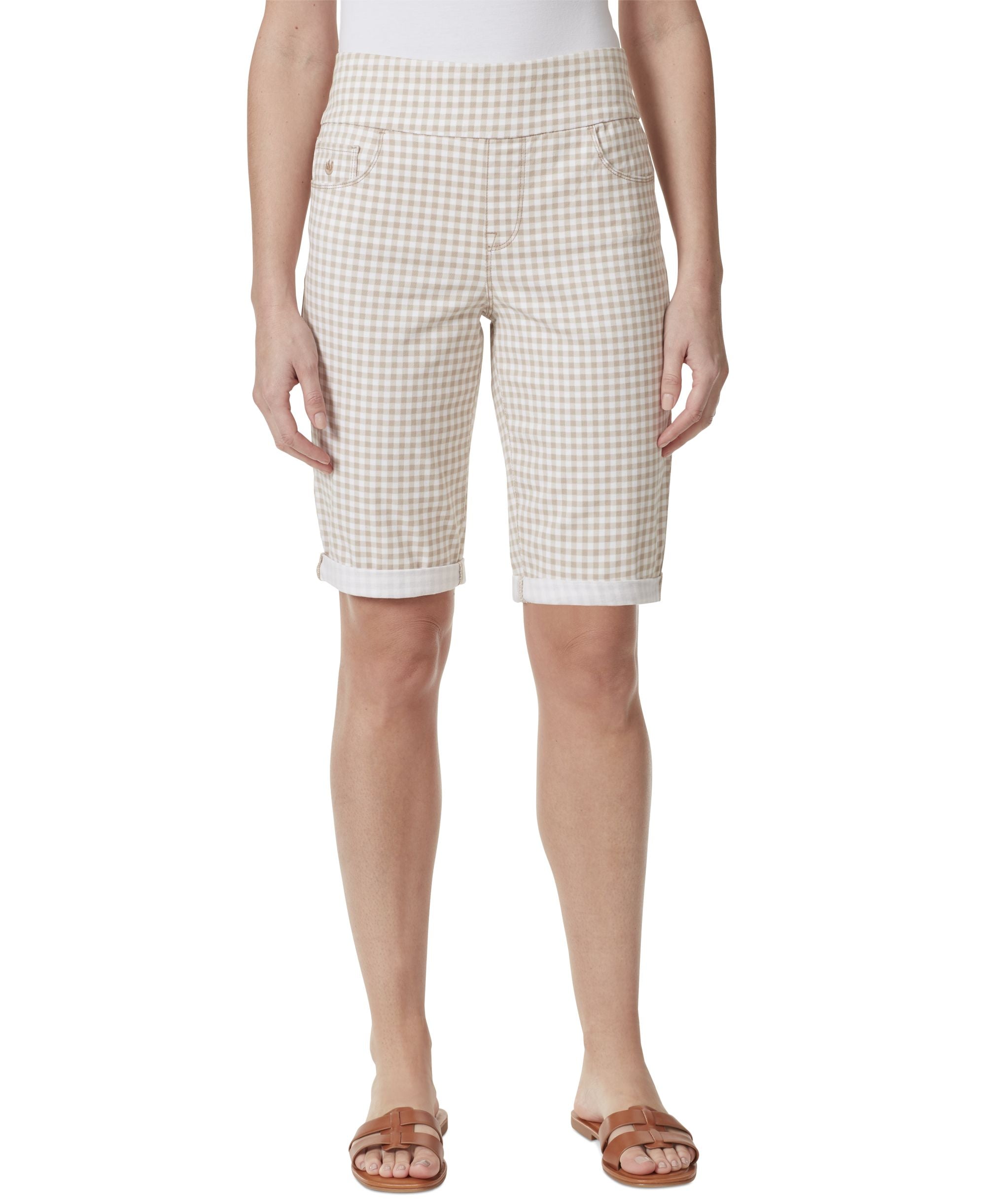 Petite Amanda Pull-On Bermuda Premium Shorts