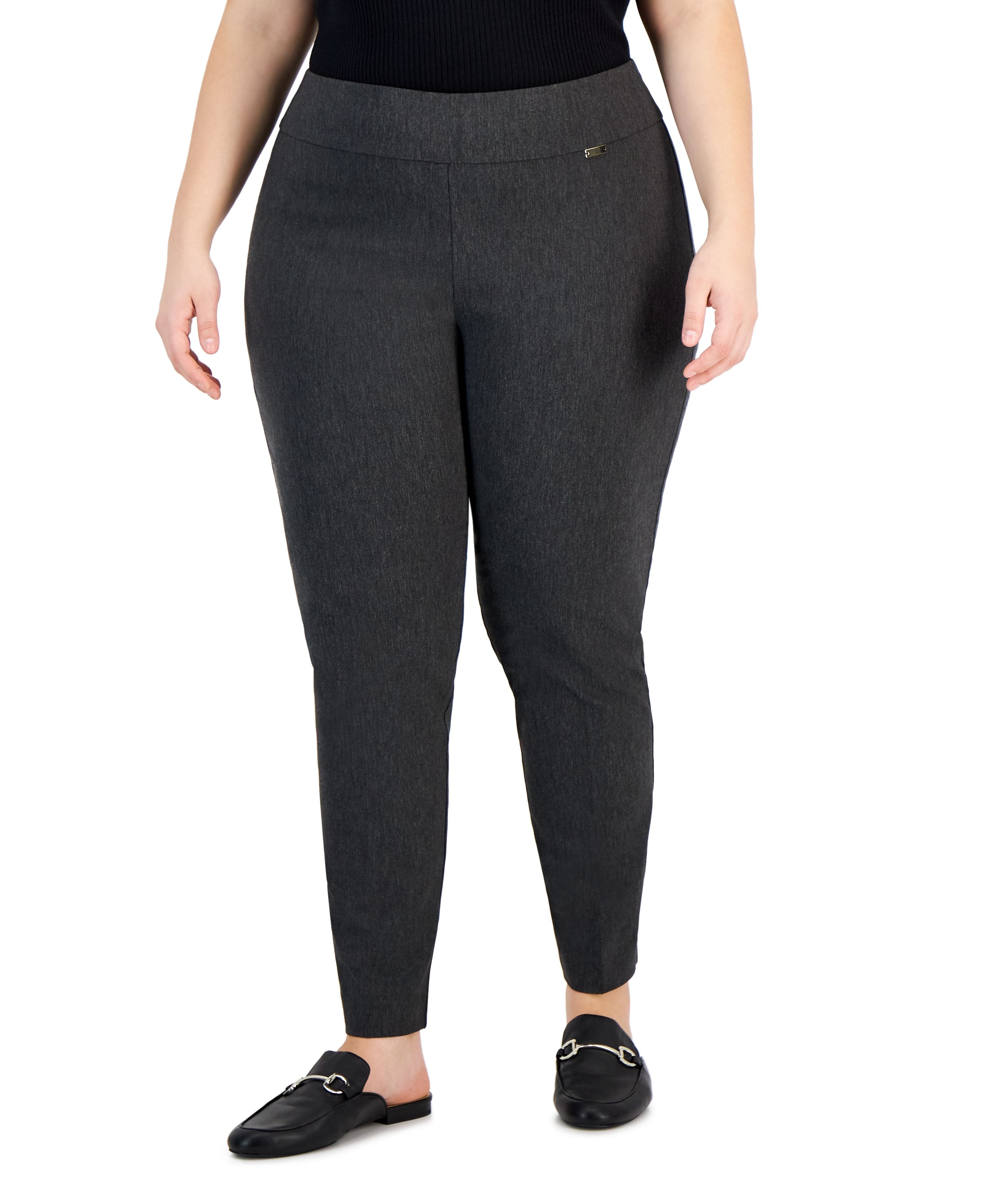 Plus Size Bengaline Skinny-Fit Signature Pants