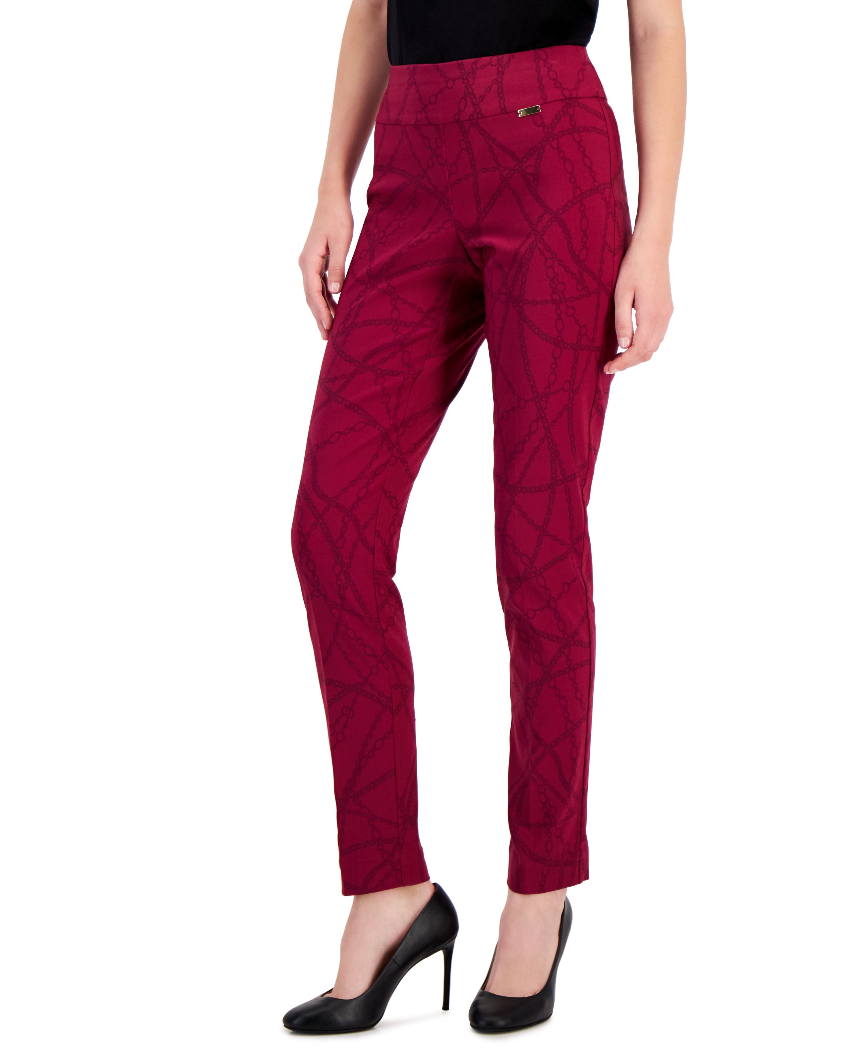 Women's Tummy-Control Mid-Rise Skinny-Fit Signature Pants, Regular, Long & Short Lengths