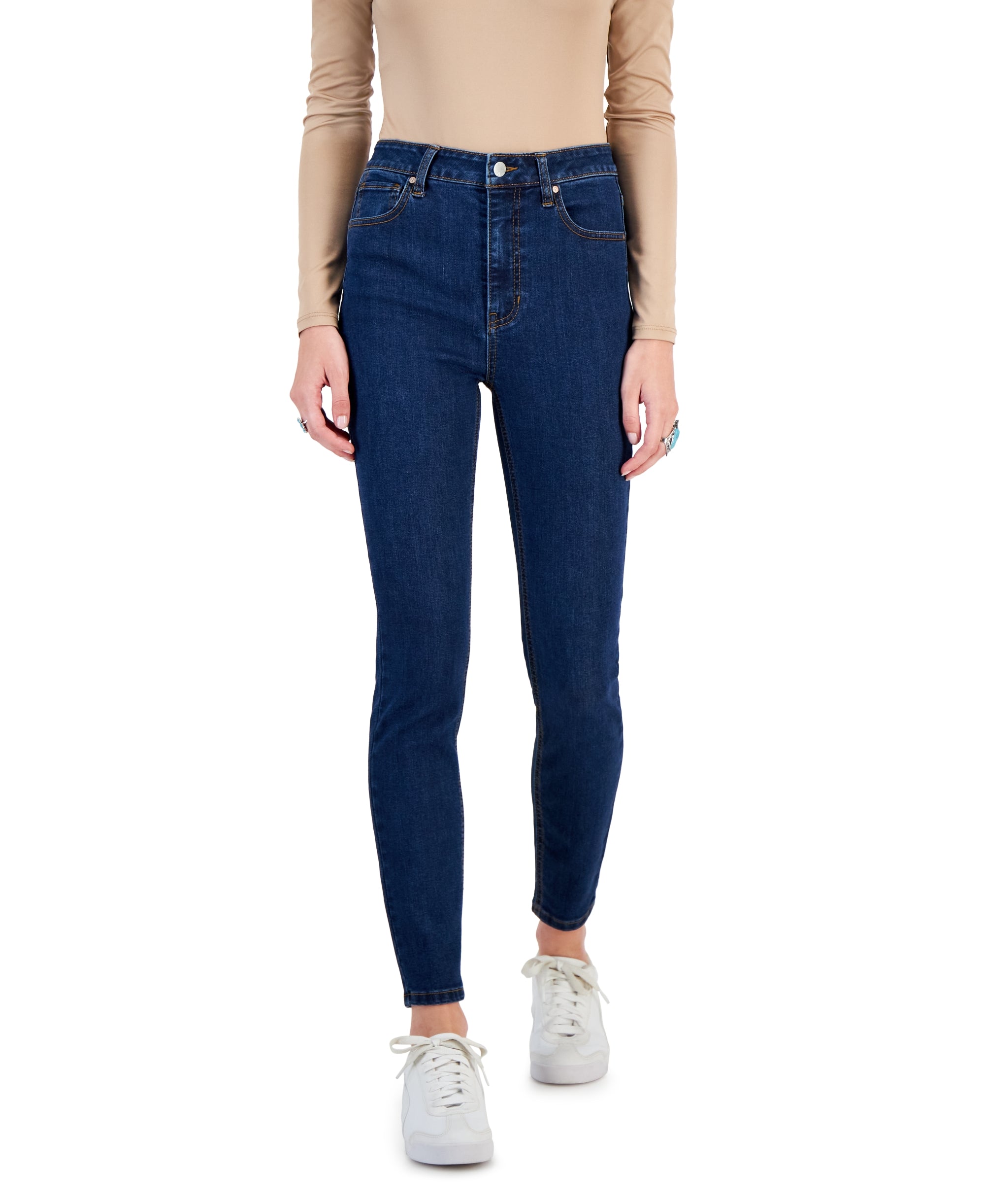 Women's High-Rise Skinny-Fit Premium Jeans