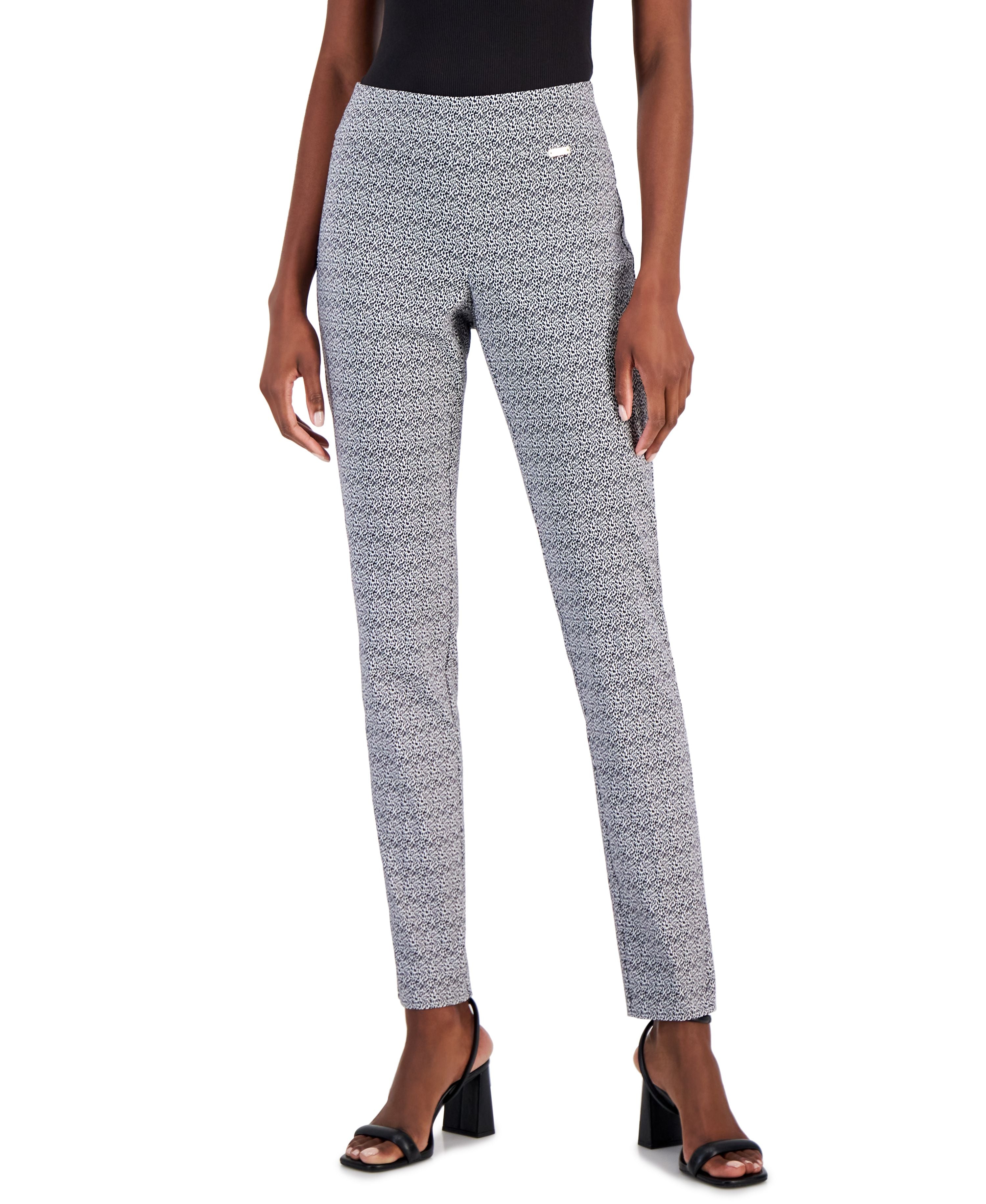 Women's Tummy-Control Mid-Rise Skinny-Fit Signature Pants, Regular, Long & Short Lengths