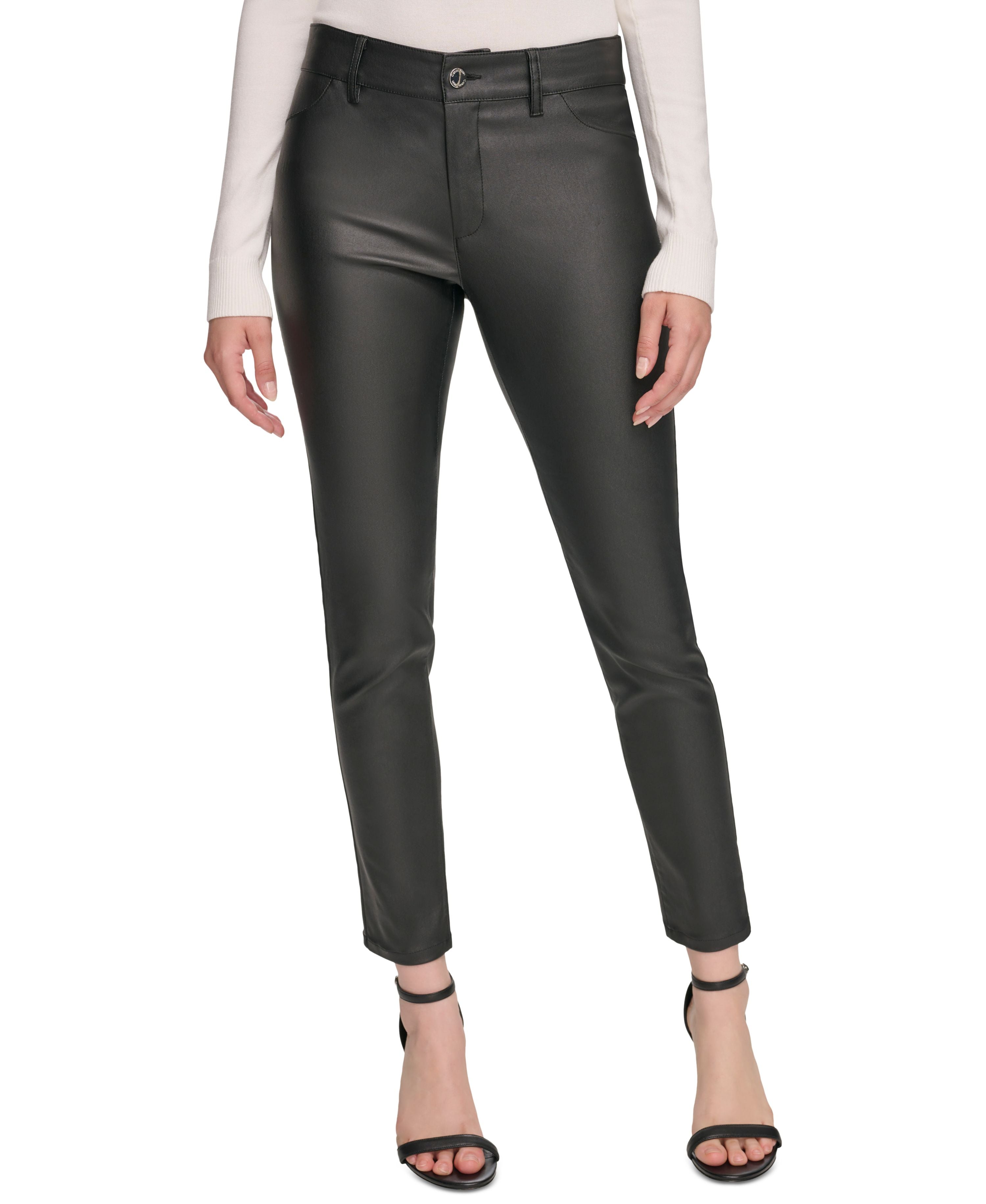 Women's Coated Skinny-Fit Signature Pants