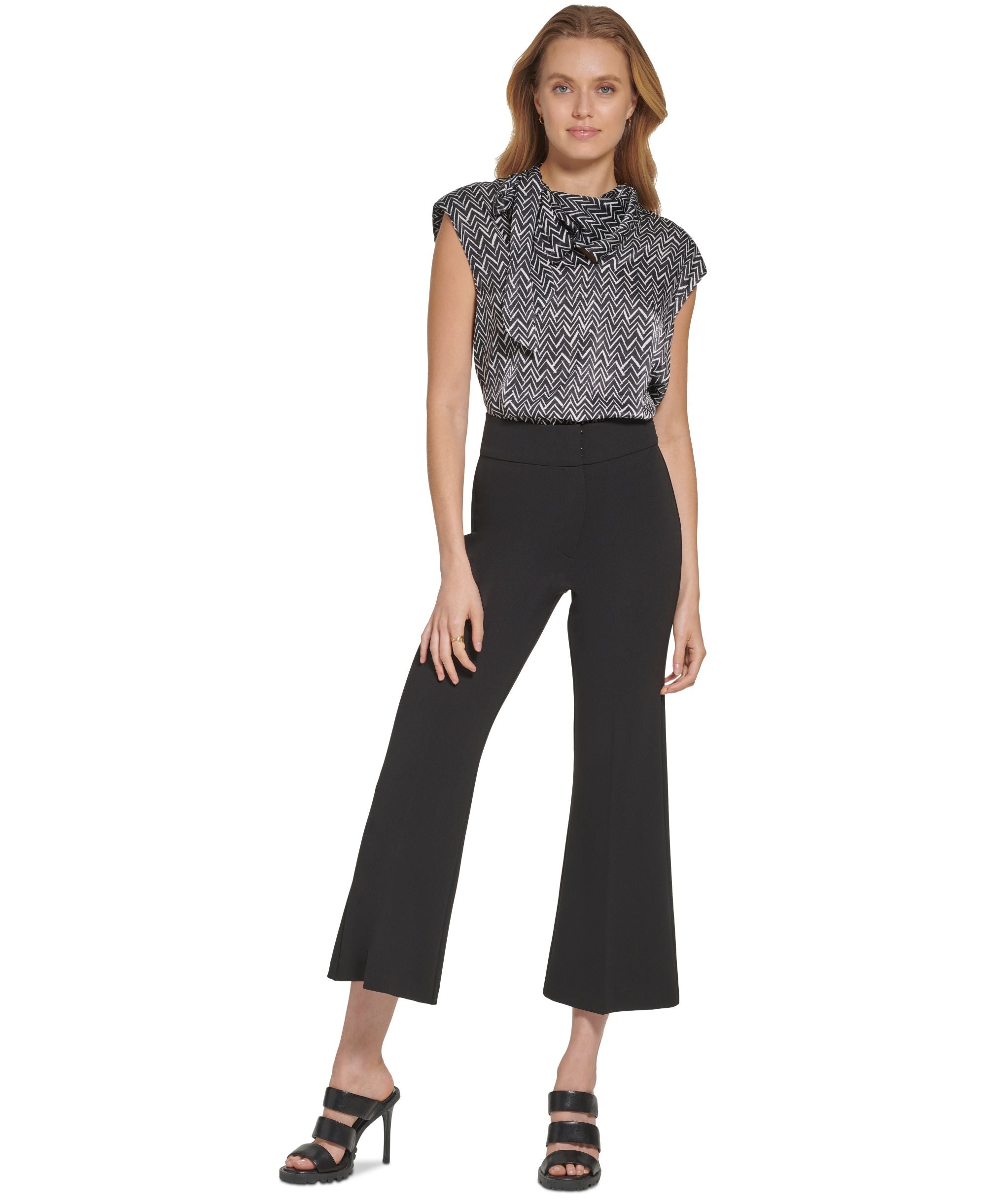 Women's Wide-Leg Cropped Signature Pants