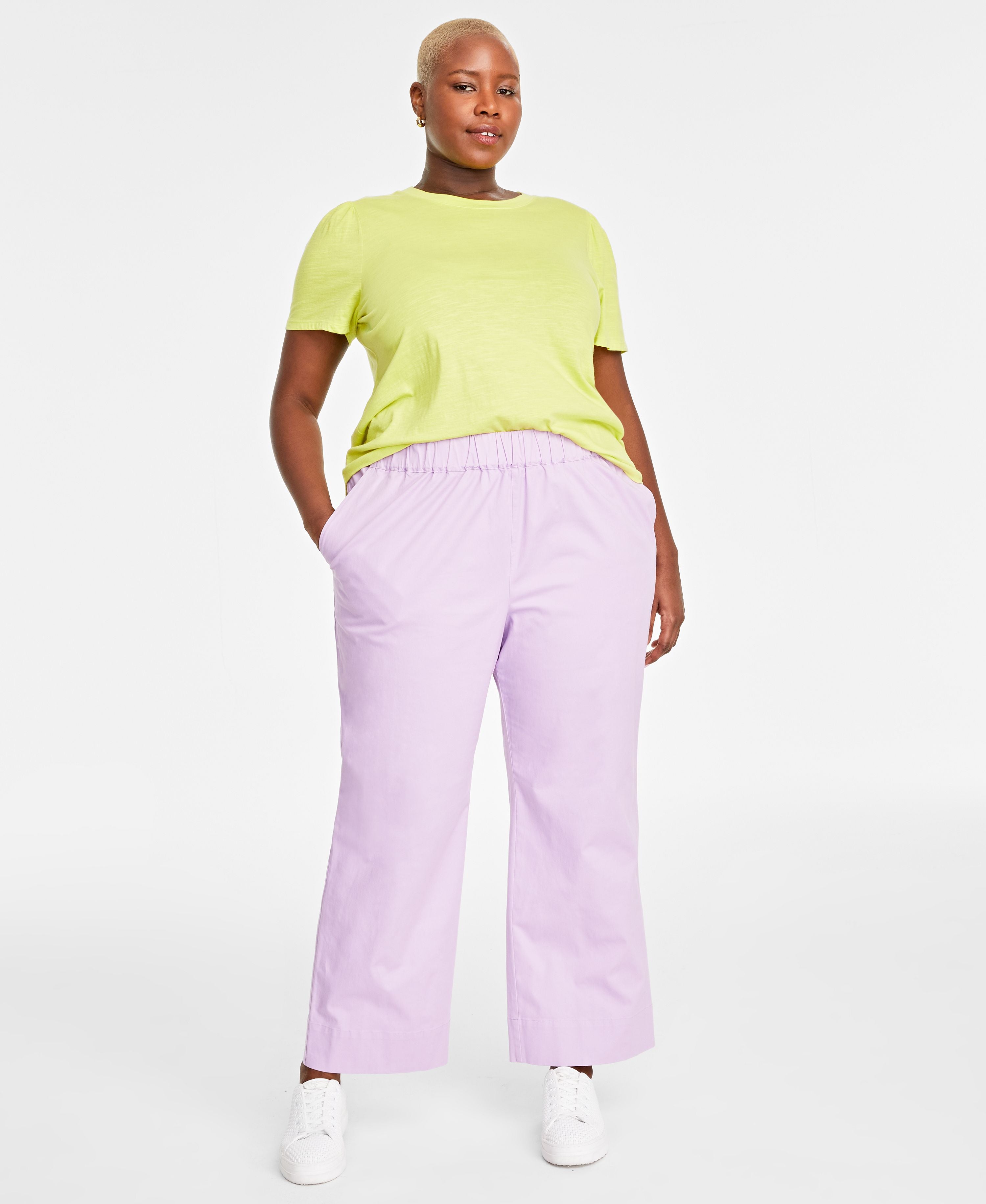 Modern Plus Size Pull-On Chino Signature Pants