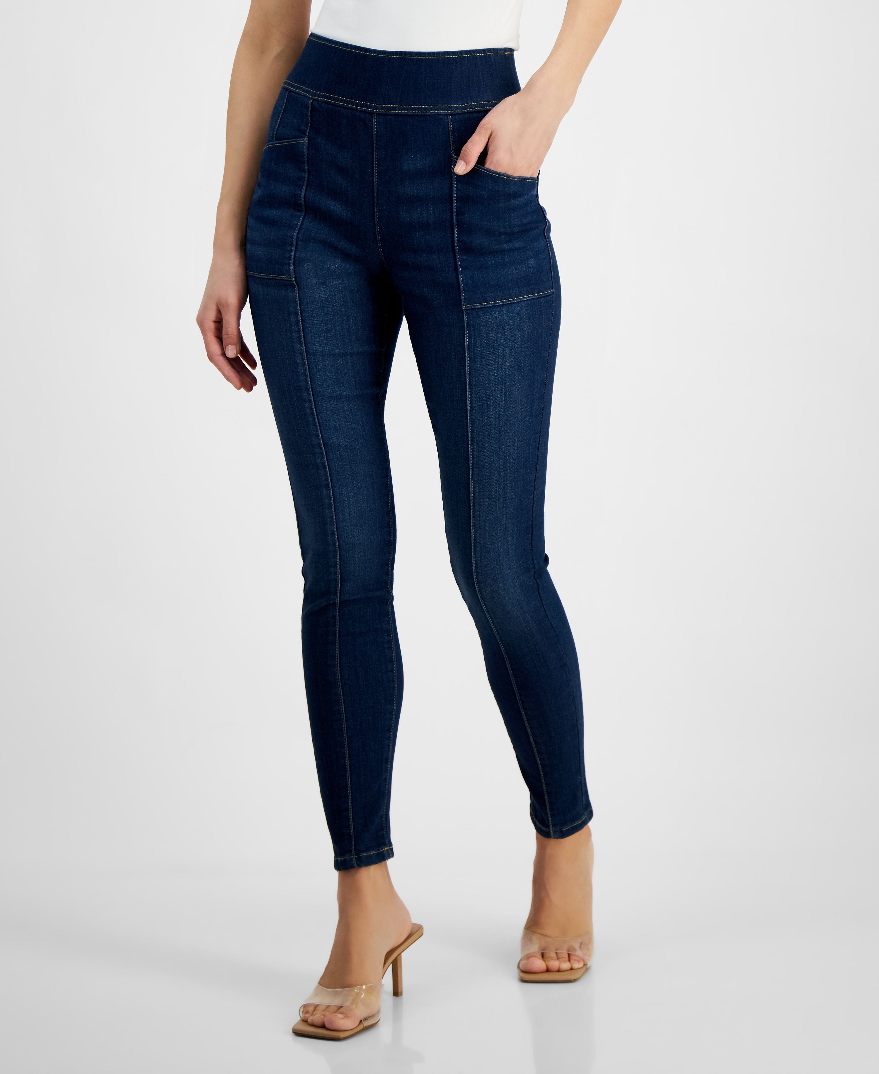 Women's High-Rise Pull-On Skinny-Fit Premium Jeans