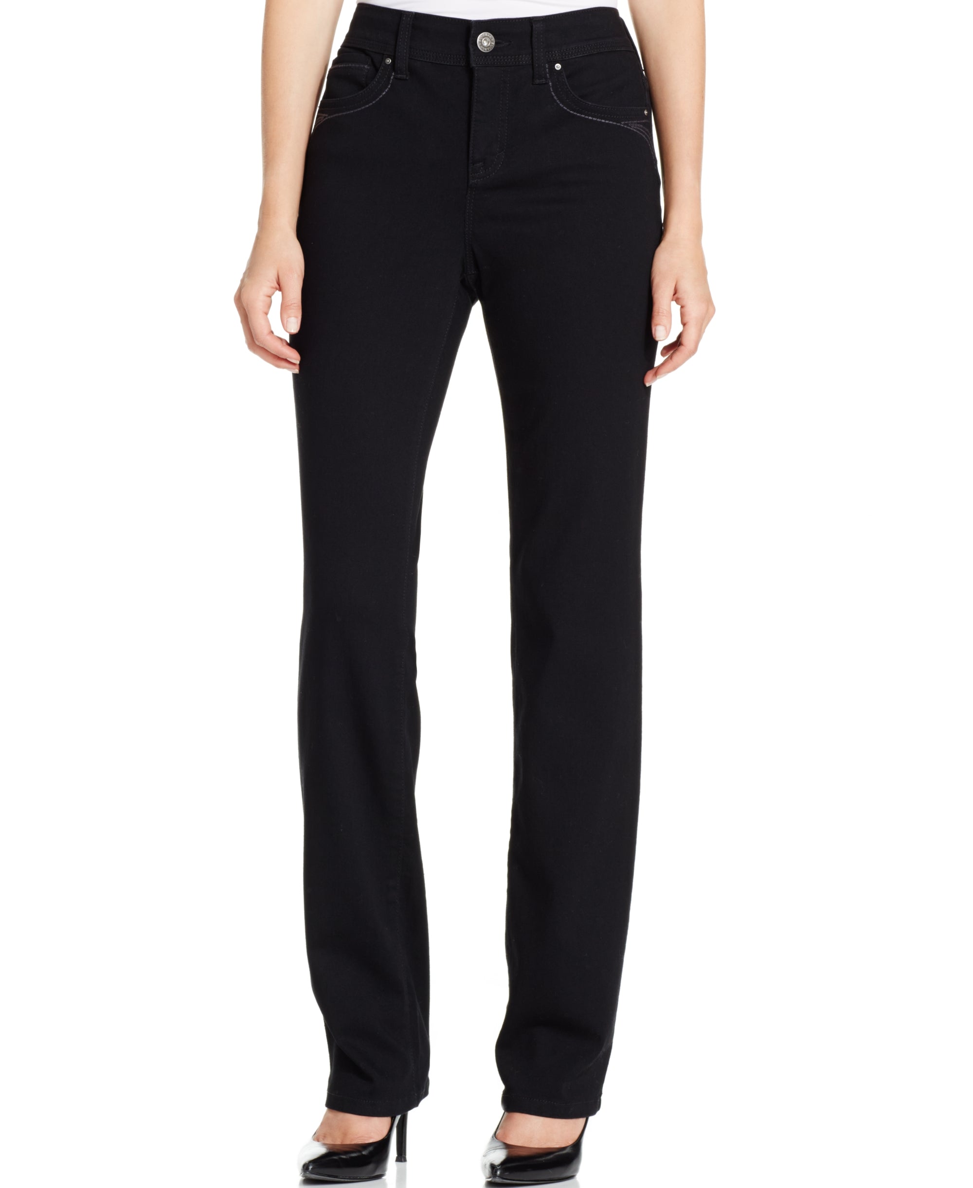 Women's Straight-Leg Premium Jeans in Regular, Short and Long Lengths