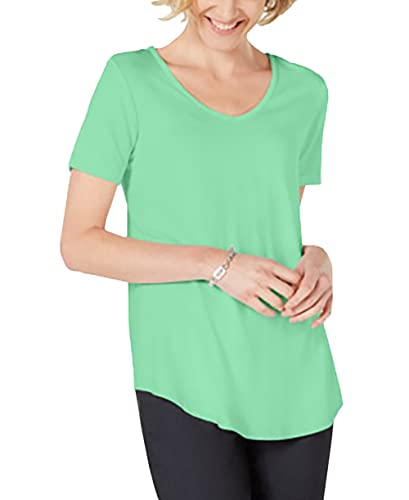 Lattice-Back V-Neck Premium Top