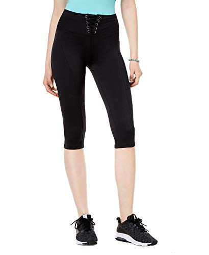 Performance Juniors' Lace-Up Cropped Leggings