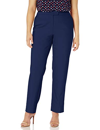 Plus Size Bowie Double-Weave Signature Pants