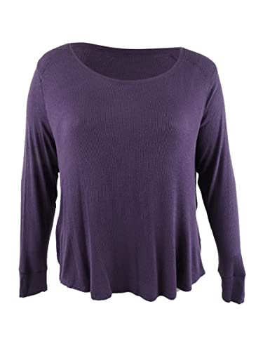I.N.C. Plus Size Ribbed Shirttail Premium Top