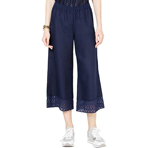 Michael Michael Kors Lace Trim Cropped Signature Pants