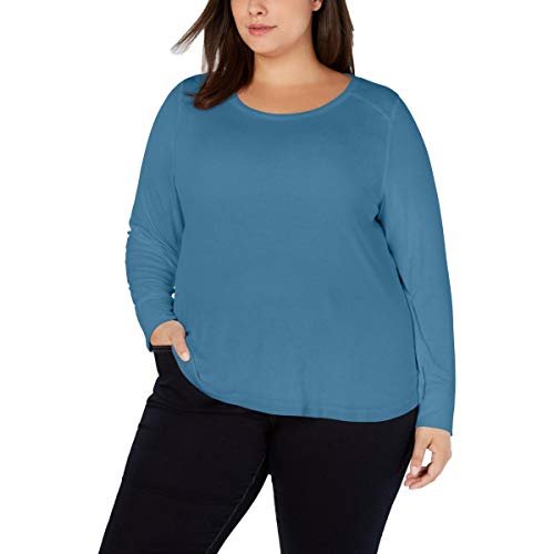I.N.C. Plus Size Ribbed Shirttail Premium Top