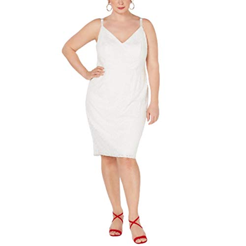 Modern Plus Size Lace Stretch Bodycon Dress