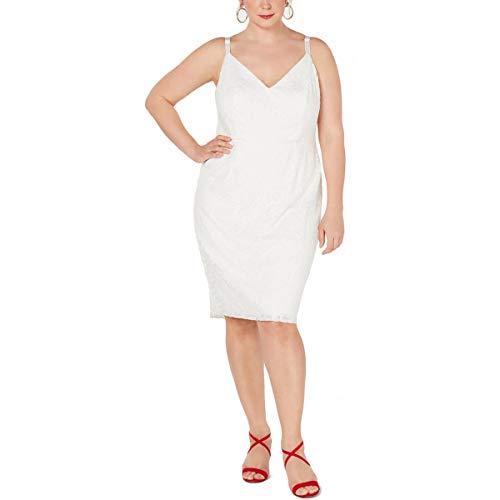 Modern Plus Size Lace Stretch Bodycon Dress