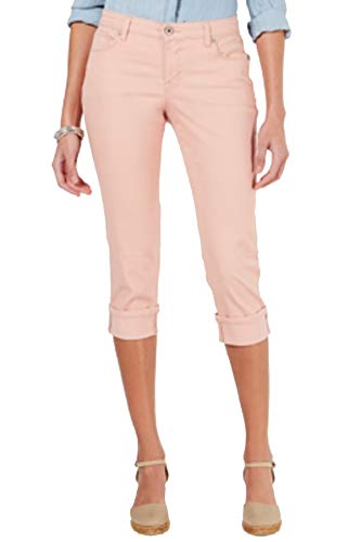 Petite Curvy Cuffed Capri-Length Premium Jeans